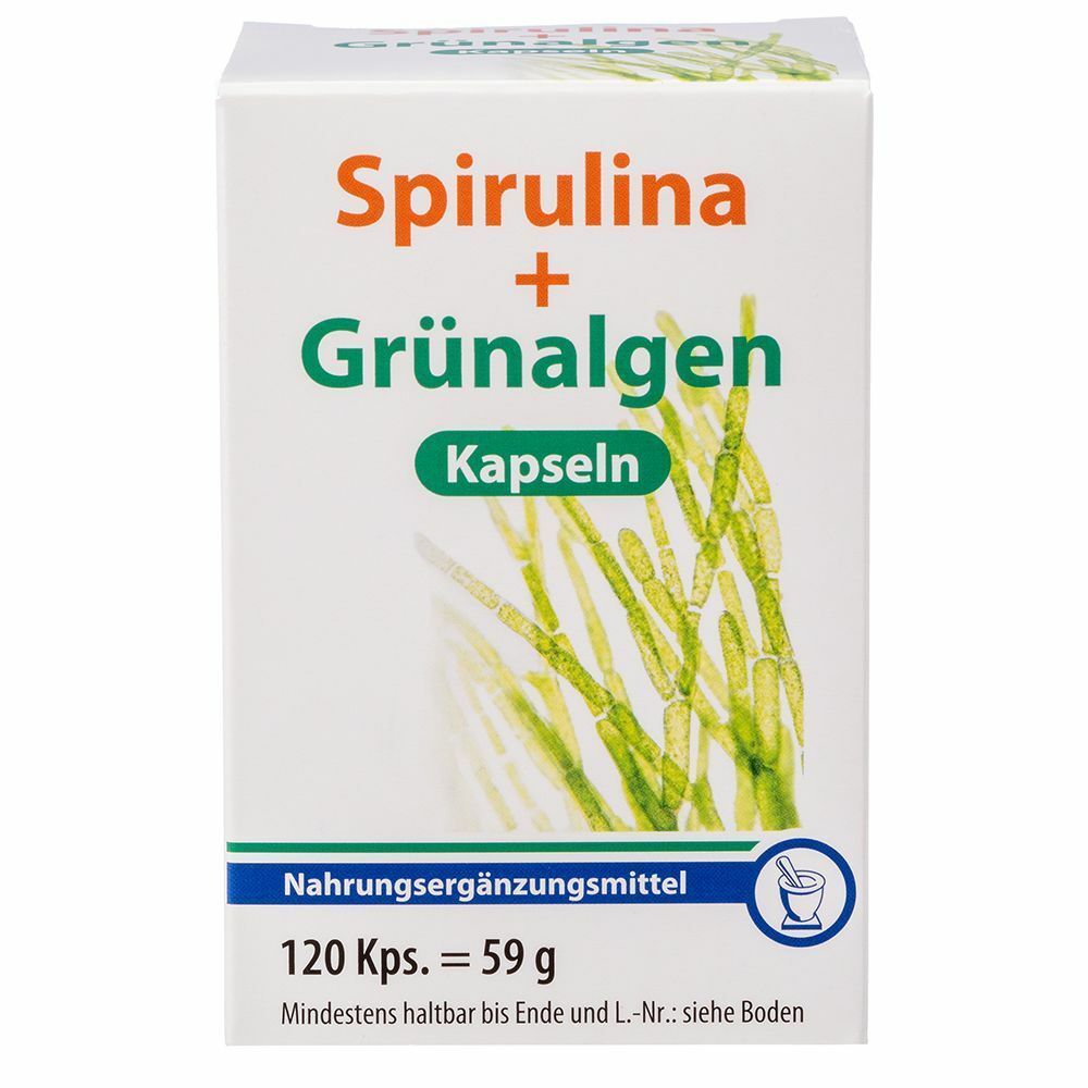 Spirulina + Grünalgen Kapseln