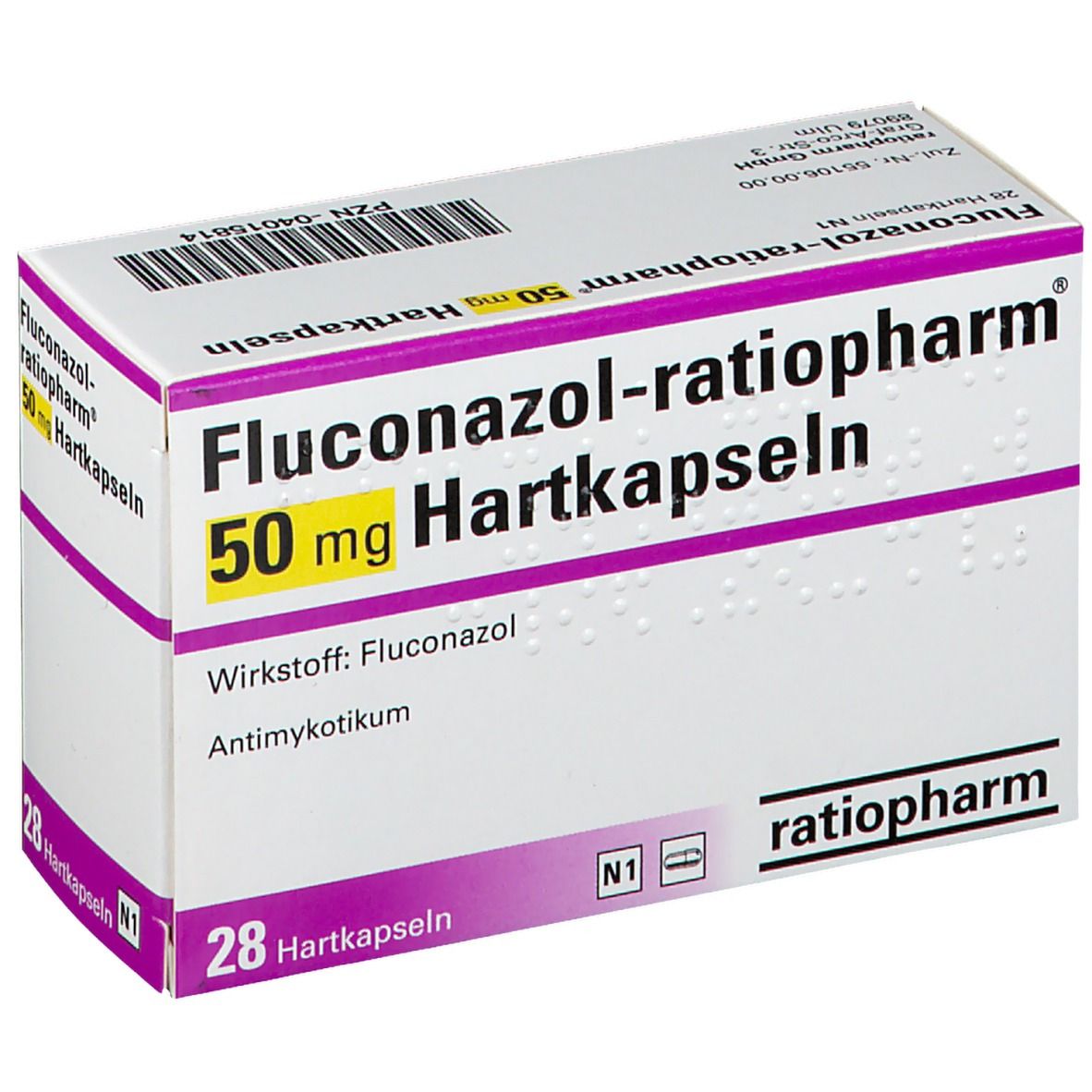 Fluconazol-ratiopharm® 50 mg