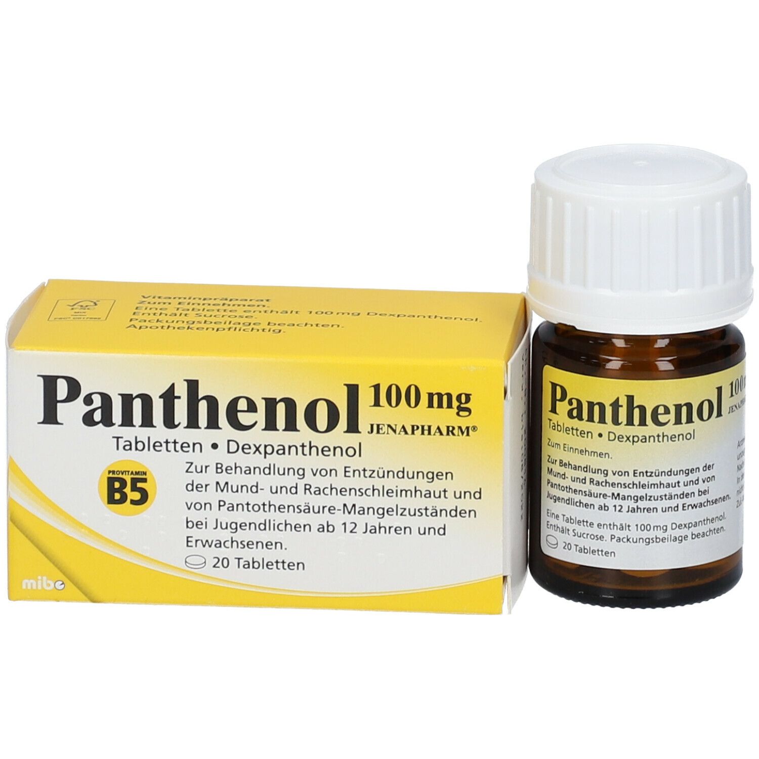 Panthenol 100 mg Jenapharm® Tabletten