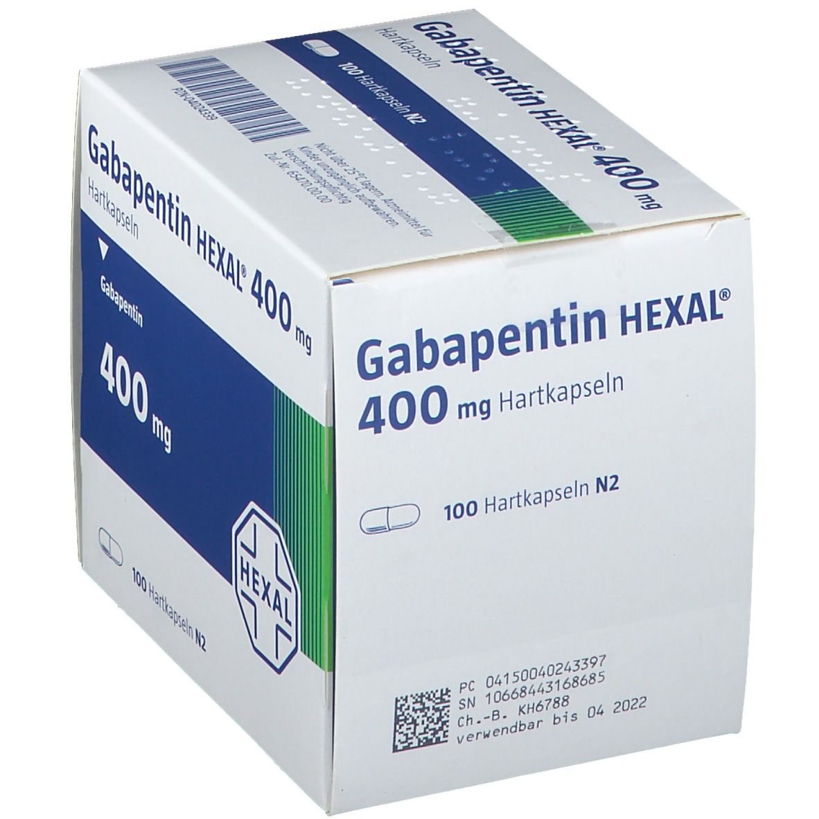 Gabapentin Hexal 400 mg Hartkapseln 50 St