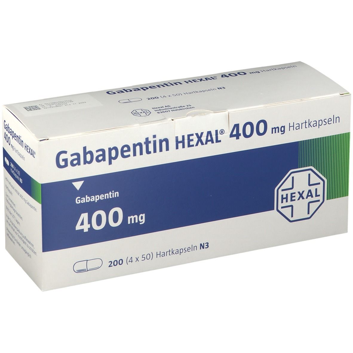 Gabapentin Hexal 400 mg Hartkapseln 2x100 St