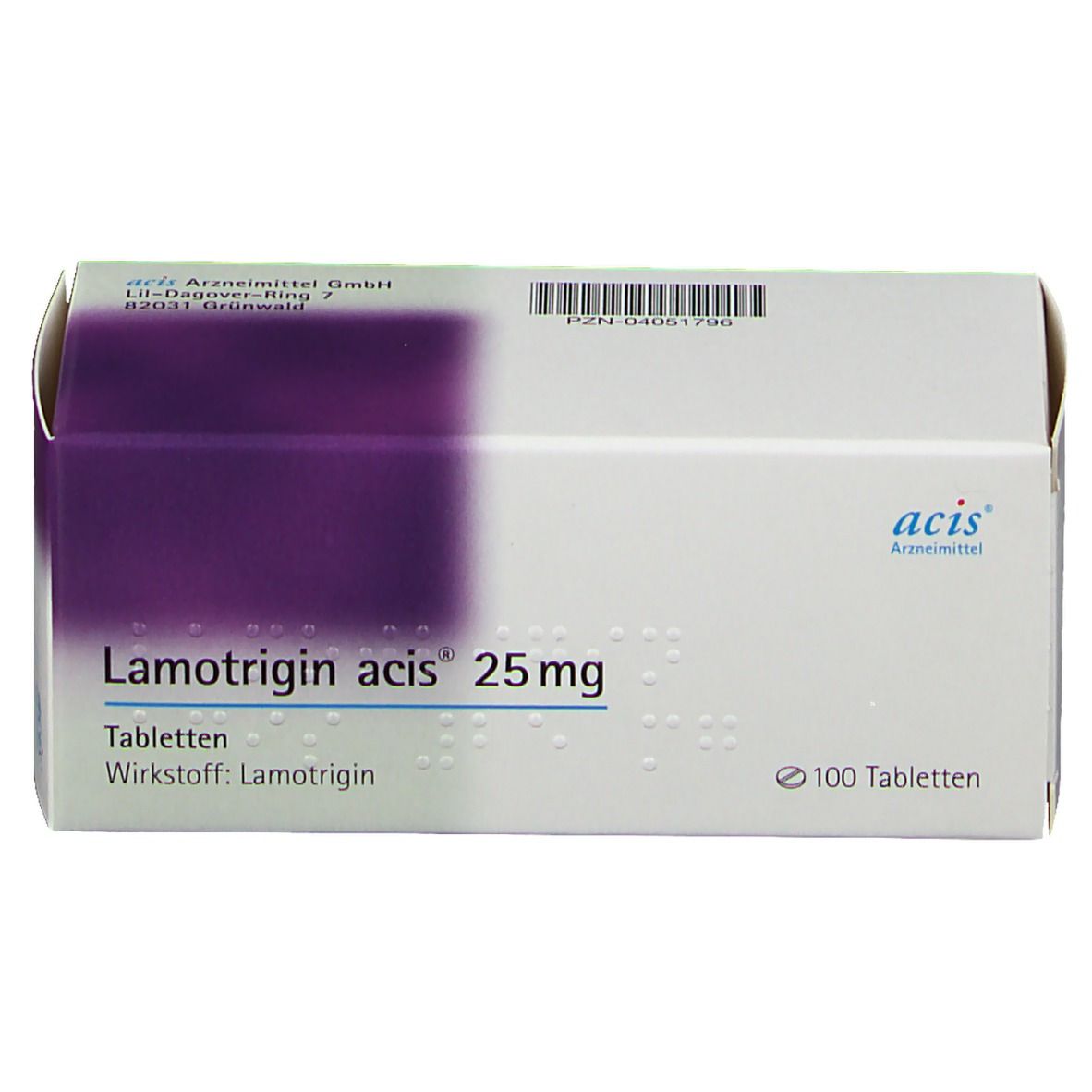 Lamotrigin acis® 25Mg