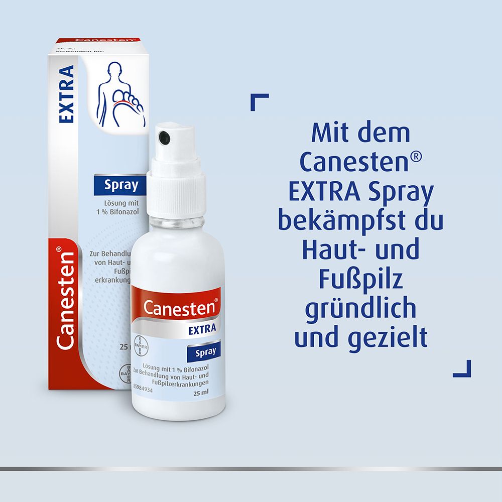 Canesten® EXTRA Spray gegen Pilzerkrankungen der Haut