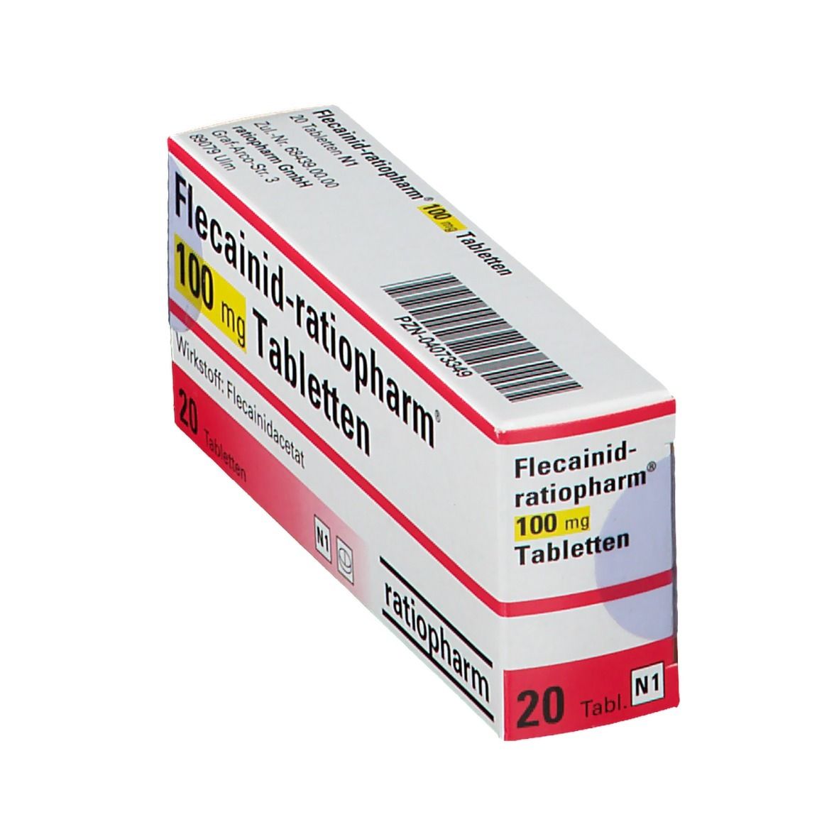 FLECAINID-ratiopharm 100 mg Tabletten 20 St