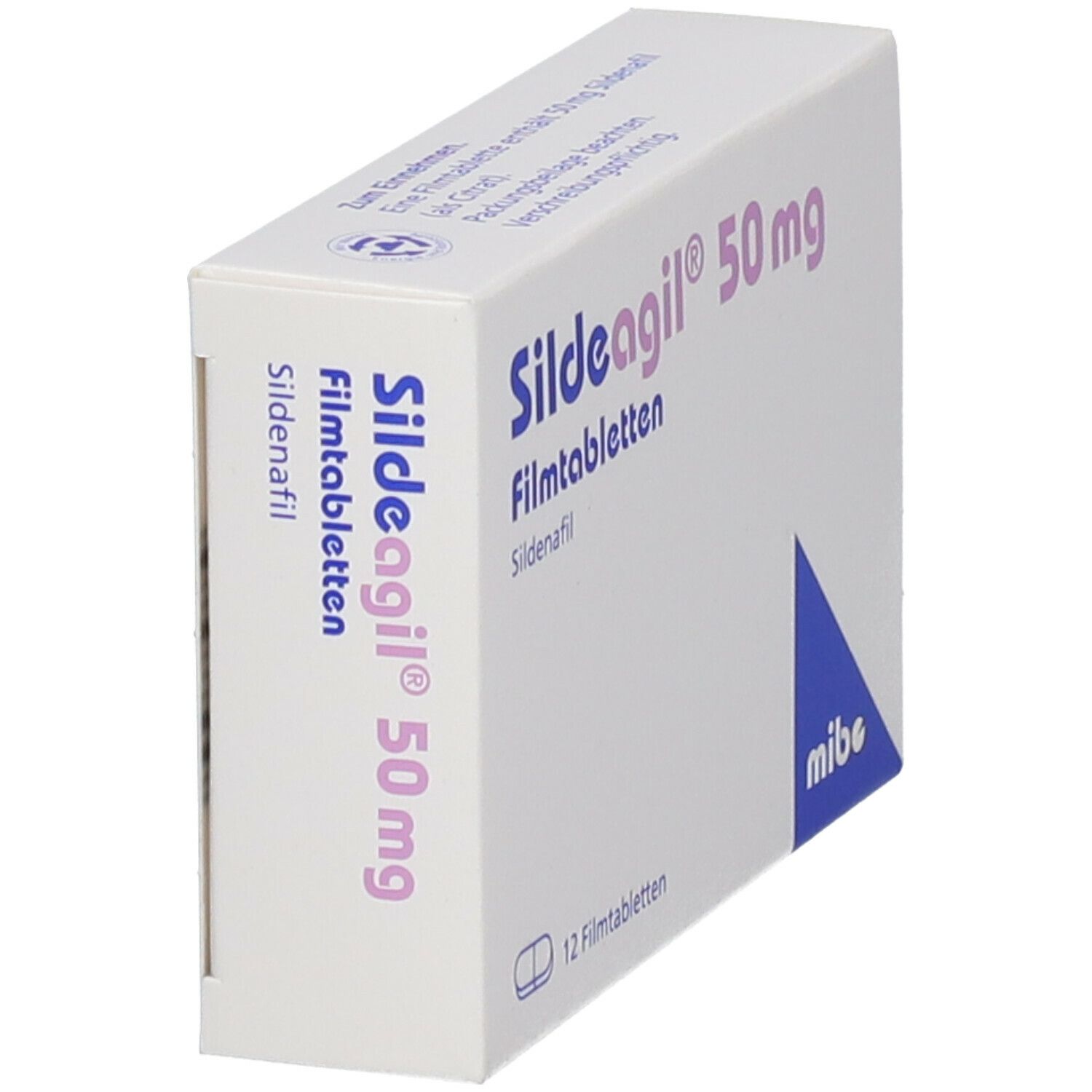 Sildeagil 50 mg Filmtabletten 12 St