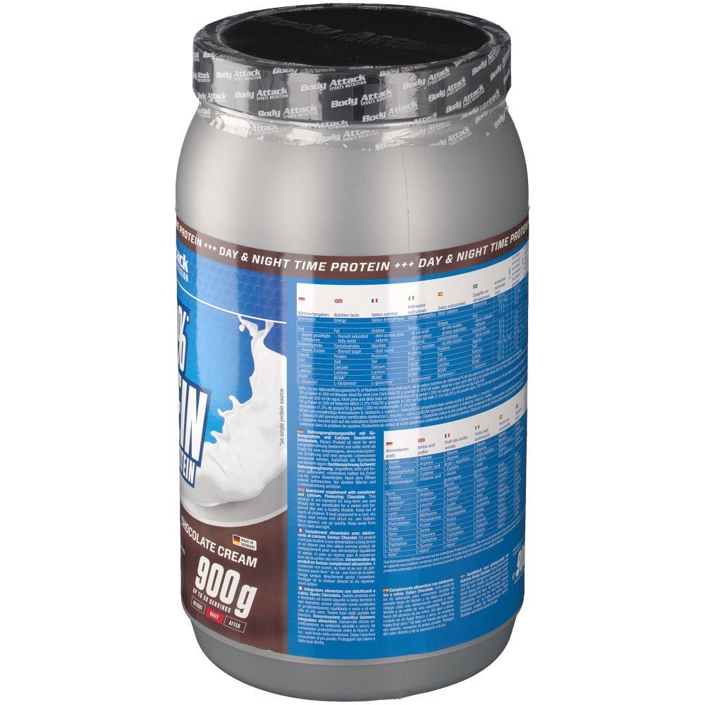 Body Attack Casein Protein Chocolate Cream