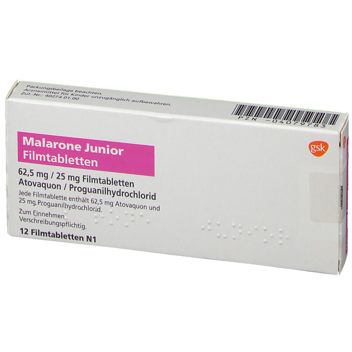 Malarone® Junior 62,5 mg/25 mg