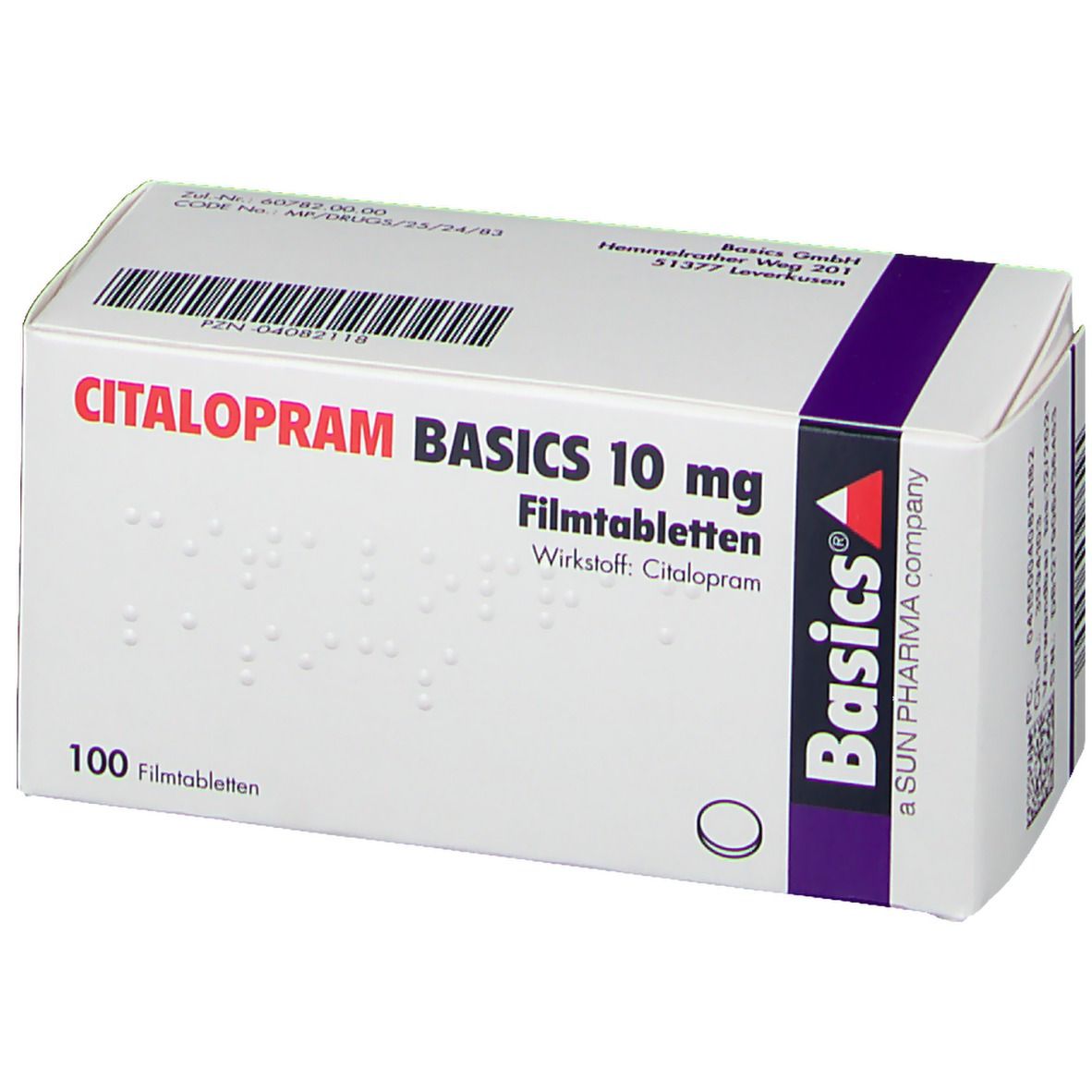 CITALOPRAM BASICS 10 mg
