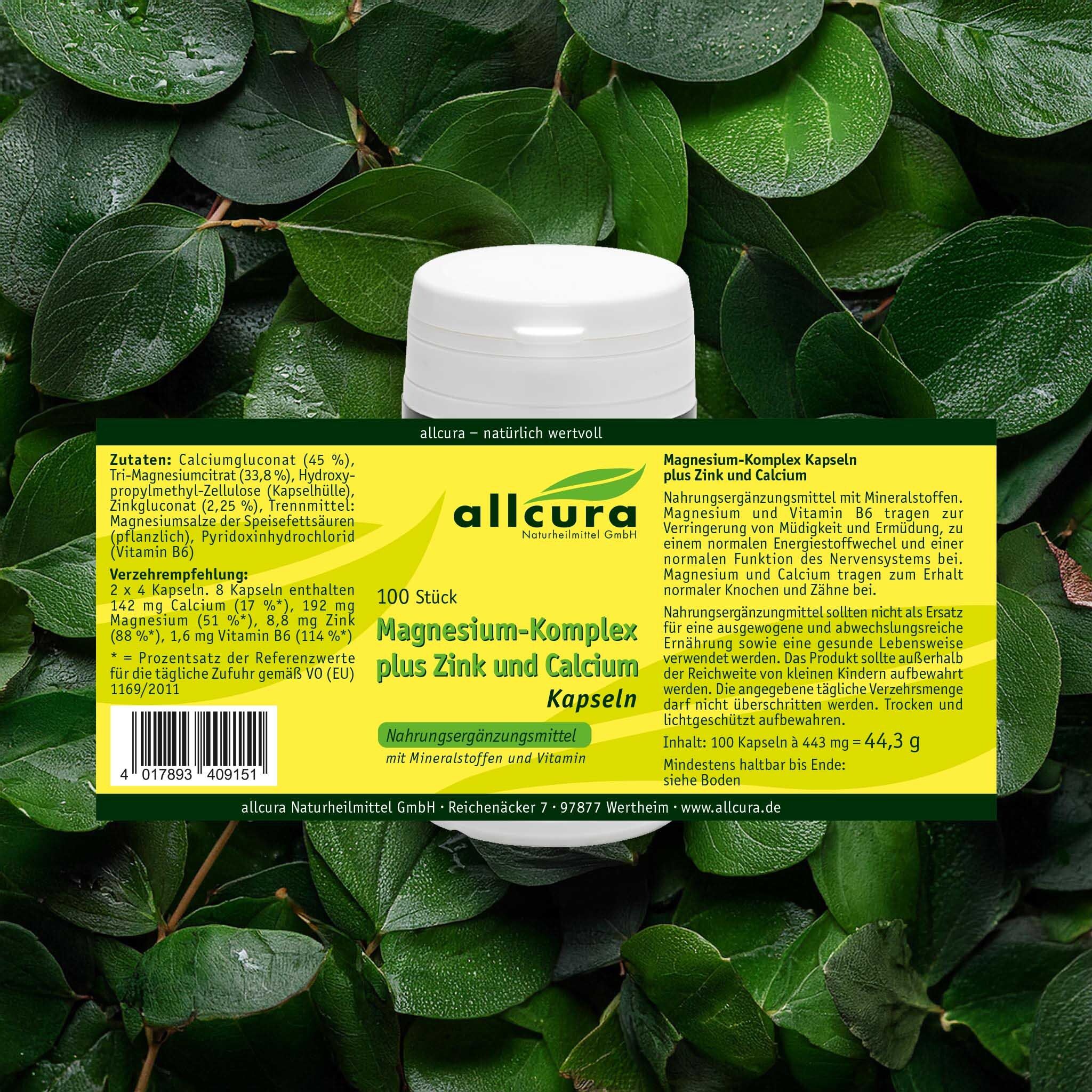 allcura Magnesium-Komplex Kapseln