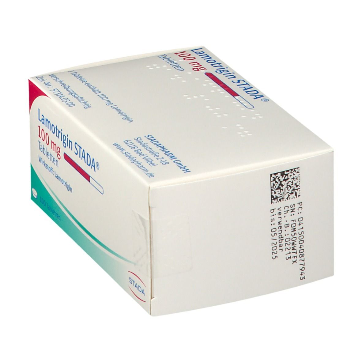 Lamotrigin Stada 100 mg Tabletten St