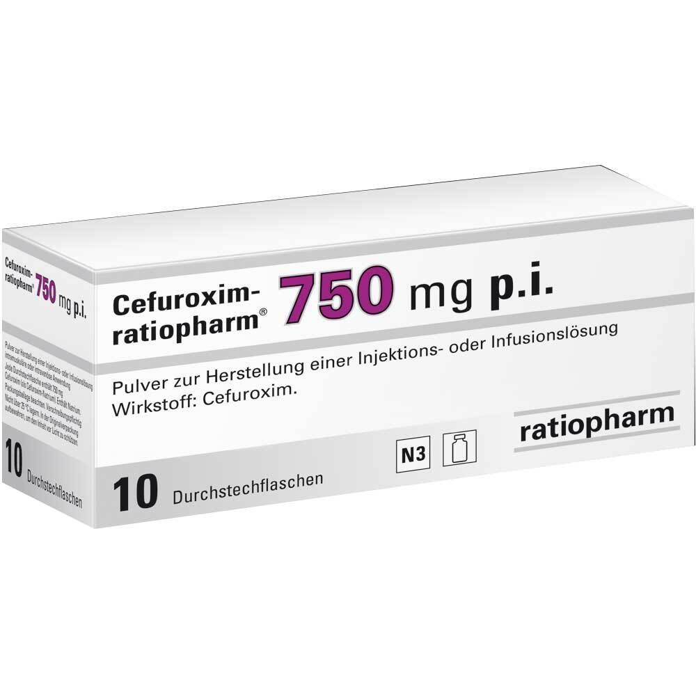 Cefuroxim-ratiopharm® 750 mg p.i.