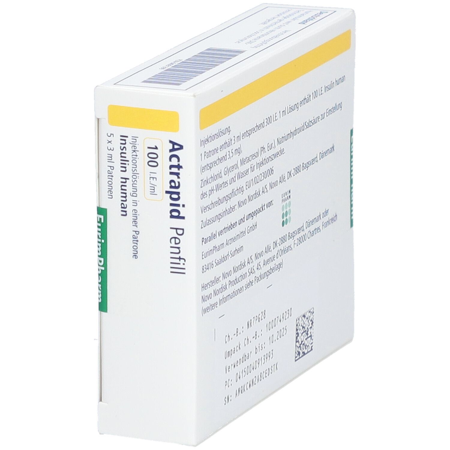 Actrapid fill 100 I.E./ml
