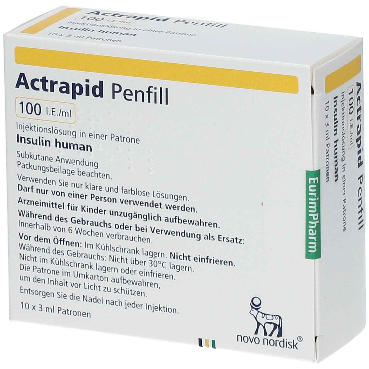 Actrapid fill 100 I.E./ml