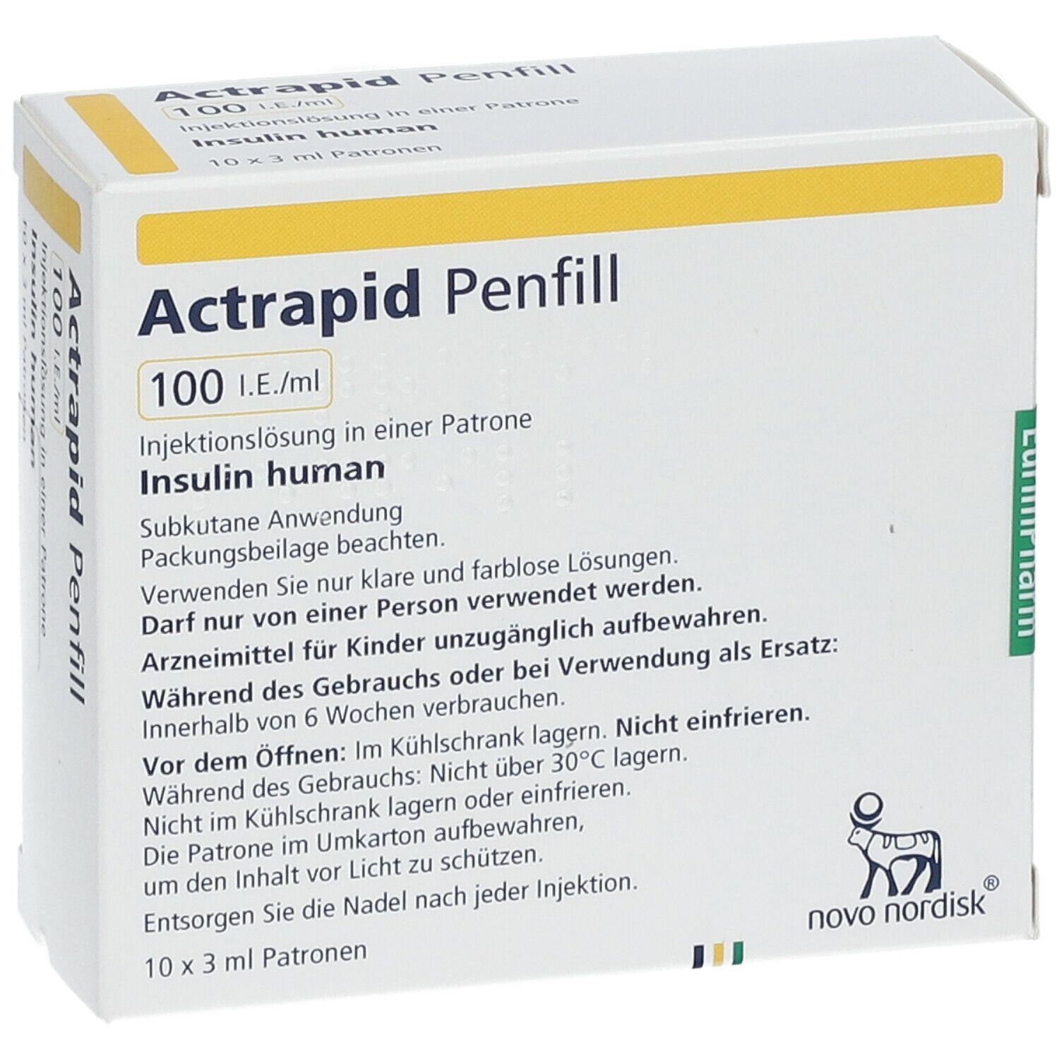 Actrapid fill 100 I.E./ml