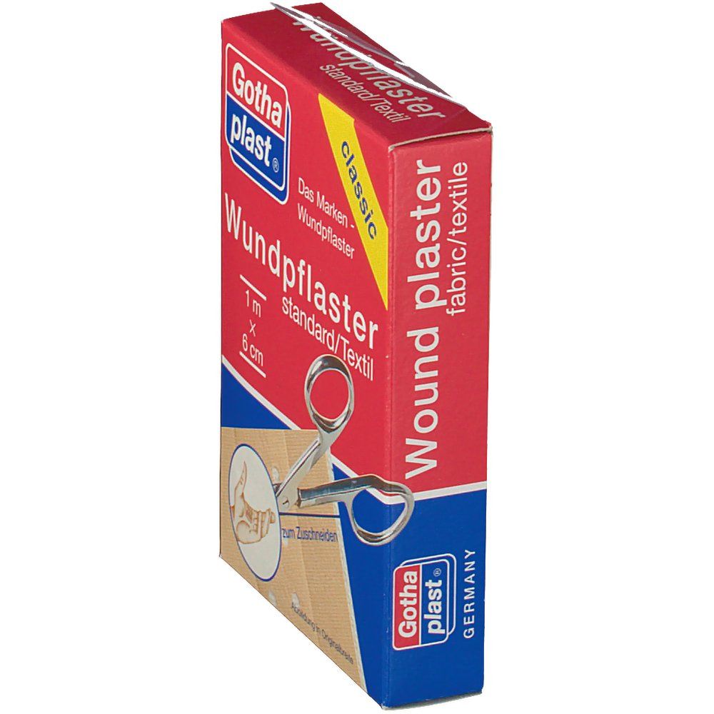 Gothaplast® Wundpflaster wasserabweisend, robust 1 m x 6 cm