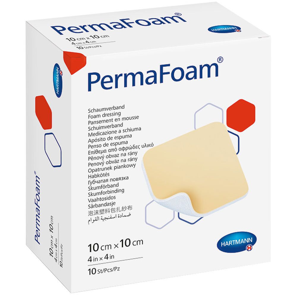 PermaFoam® Schaumverband 10 x 10 cm