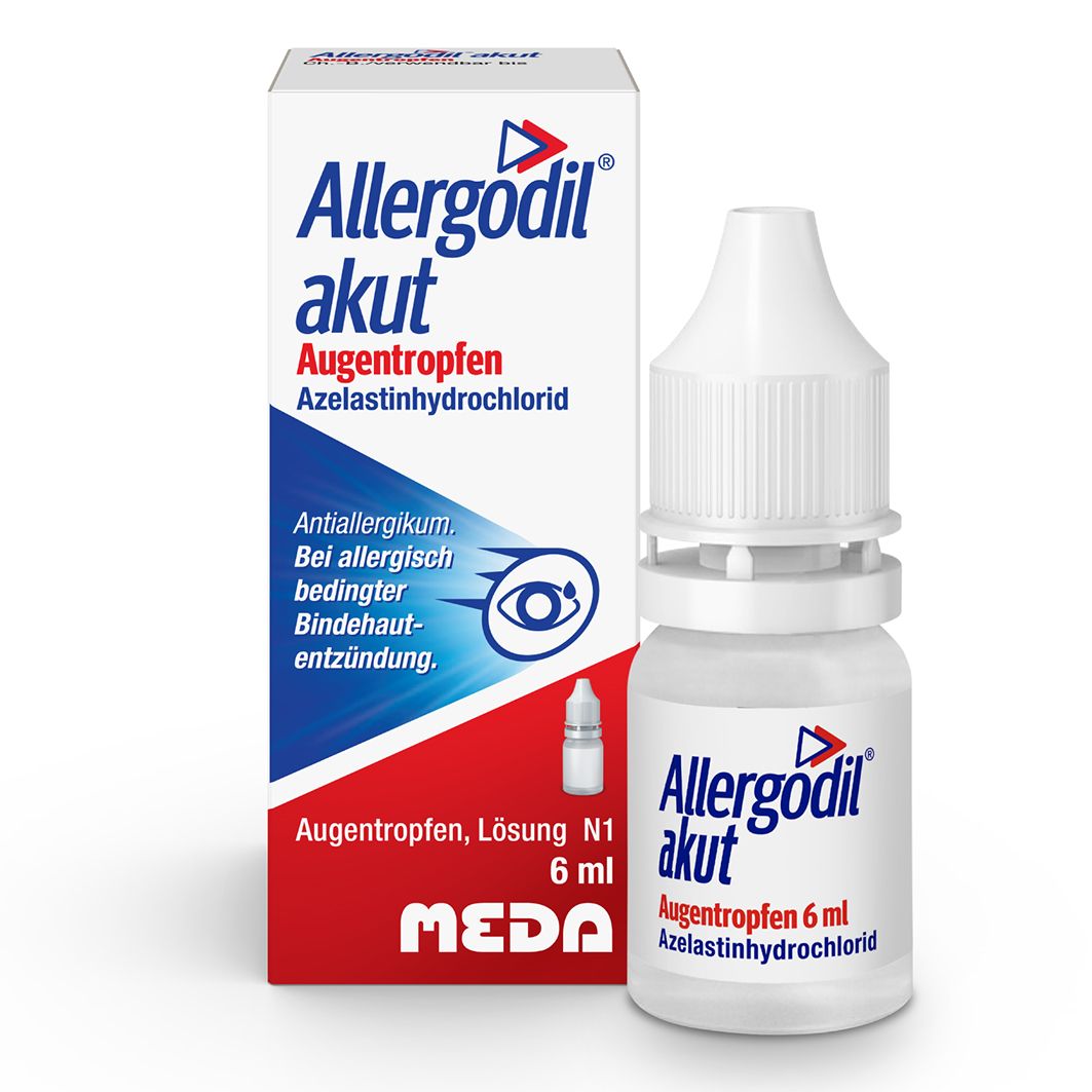 Allergodil® akut Augentropfen: Lindernde Lösung für die Augen bei Pollenallergie, Heuschnupfen, nicht-saisonaler Allergi