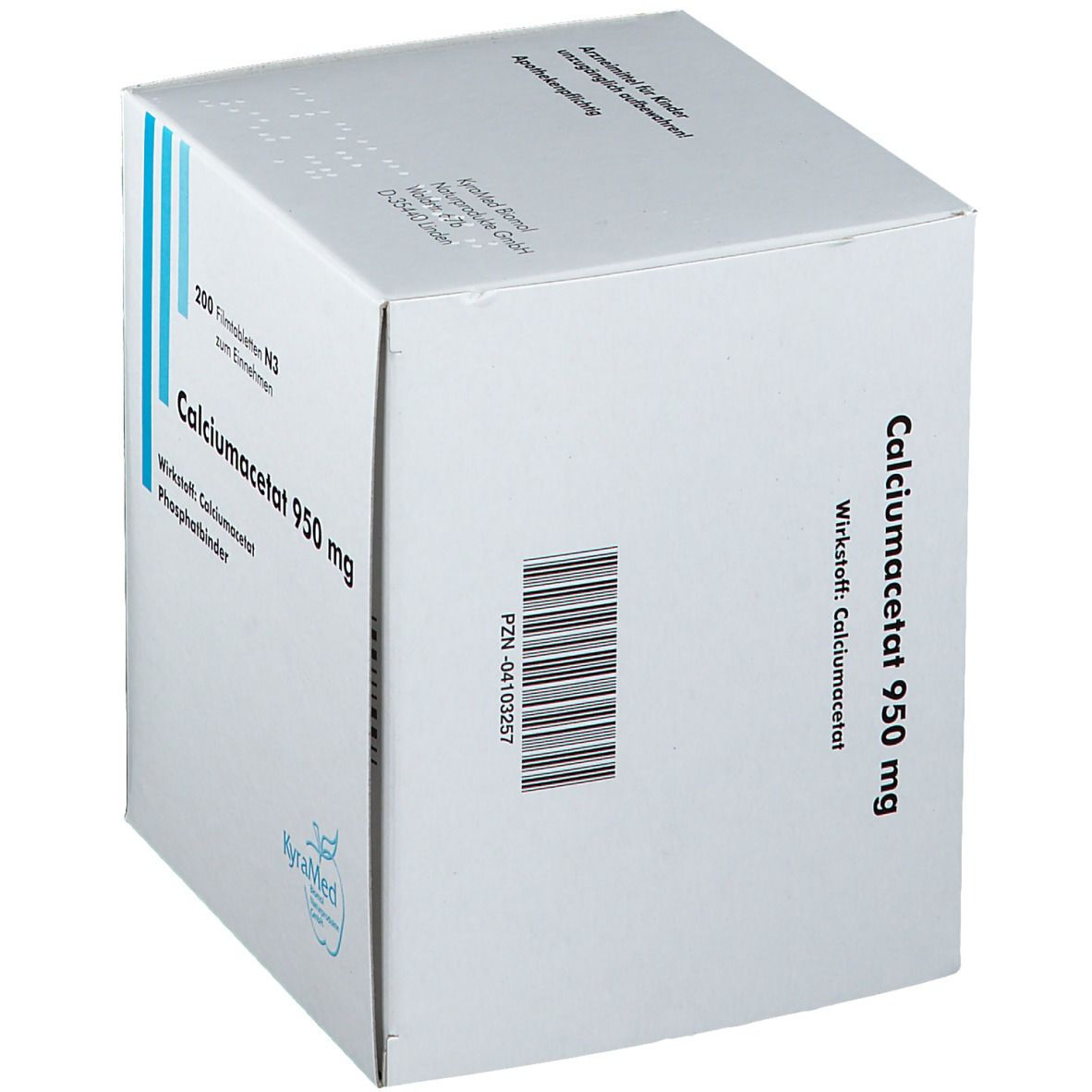 Calciumacetat 950 mg Filmtabletten