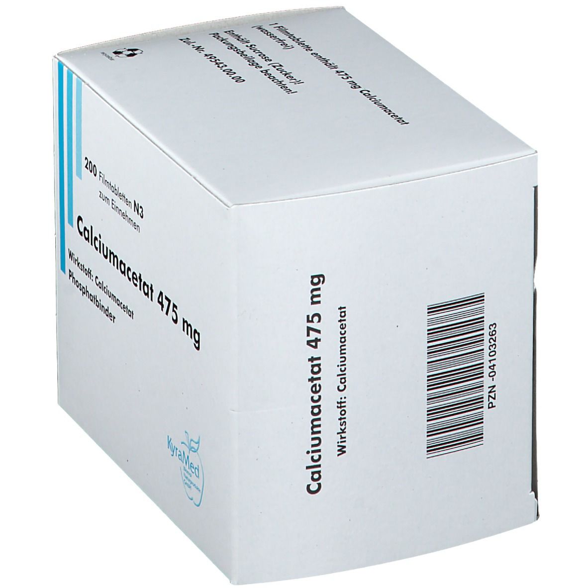 Calciumacetat 475 mg Filmtabletten