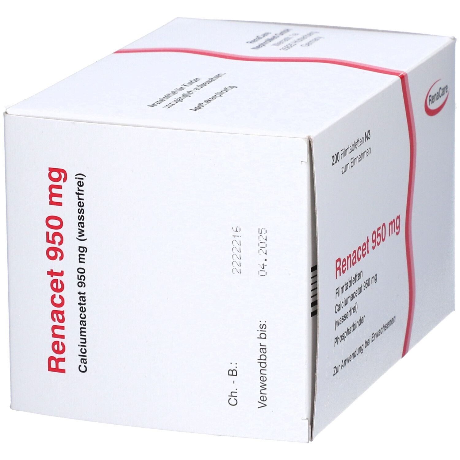 Renacet 950 Mg 200 St Shop Apotheke