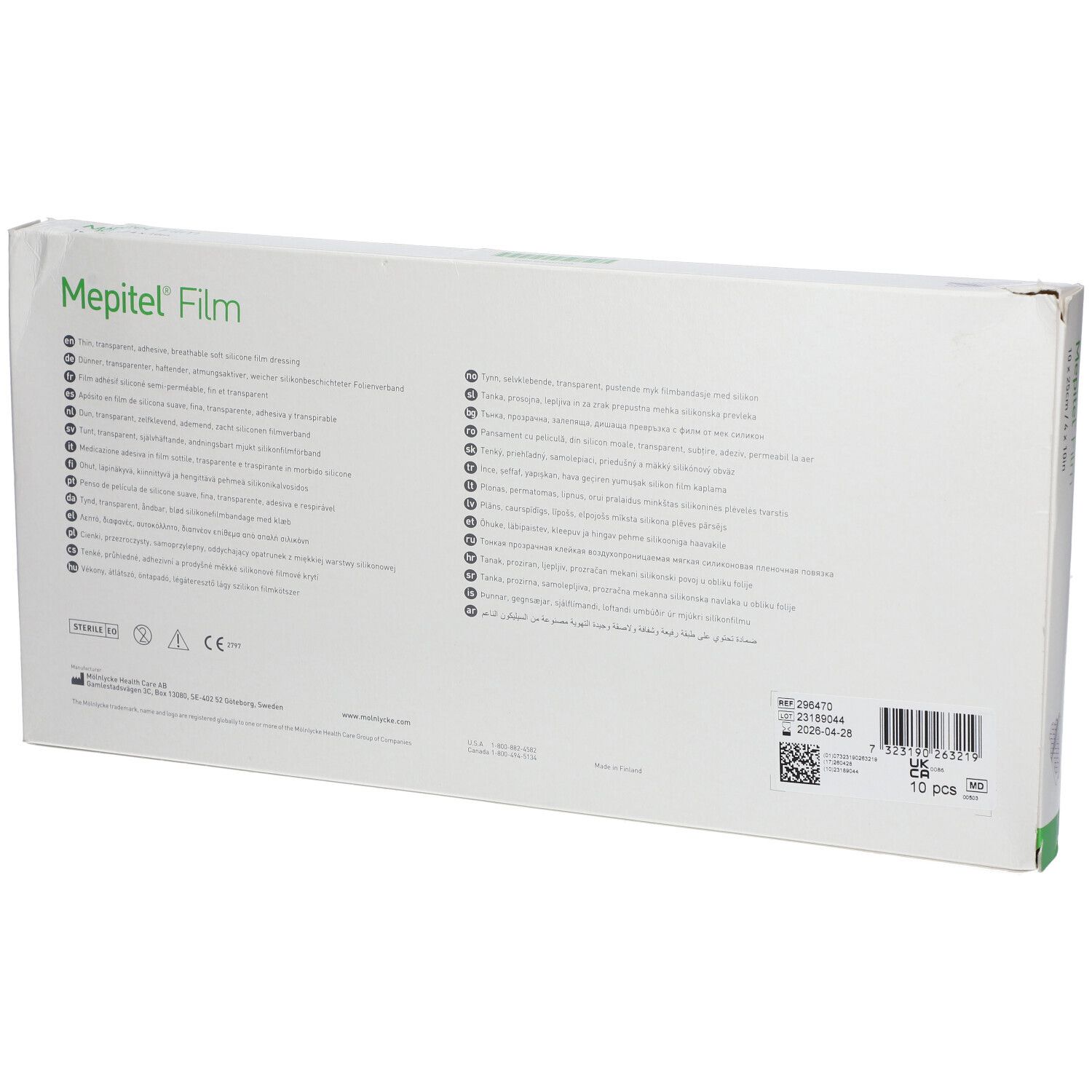 Mepitel® Film Folienverband 10 x 25 cm