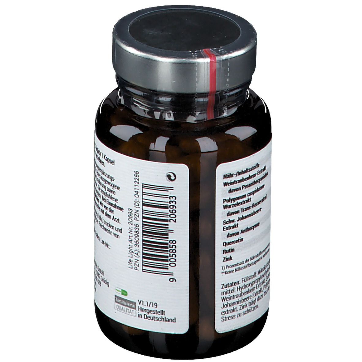 LIFE LIGHT Resveratrol Kapseln