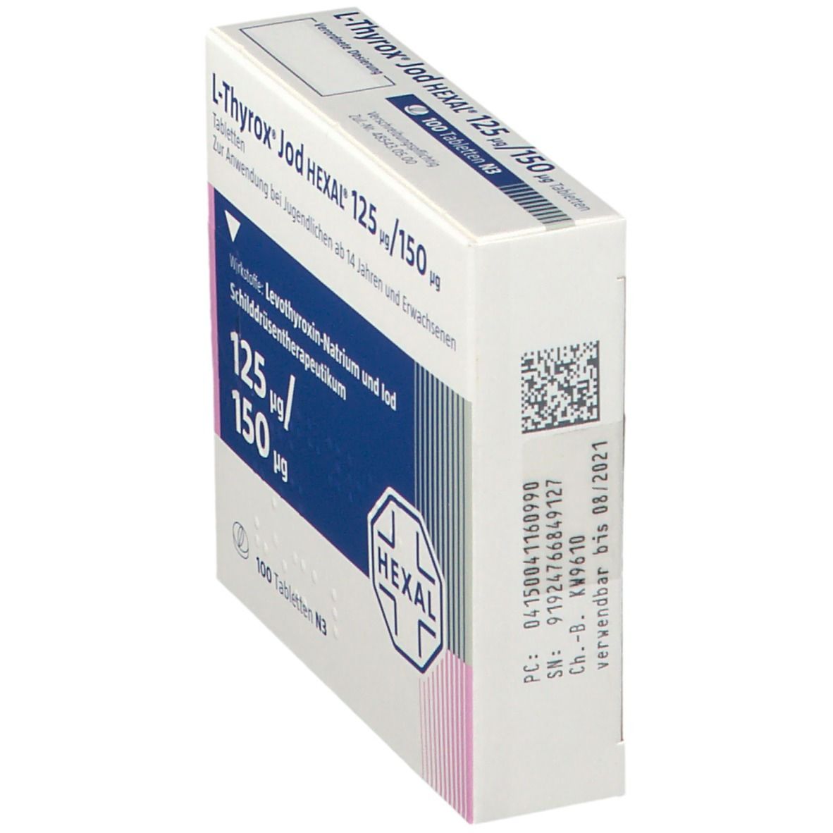 L-Thyrox® Jod HEXAL® 125 µg/150 µg