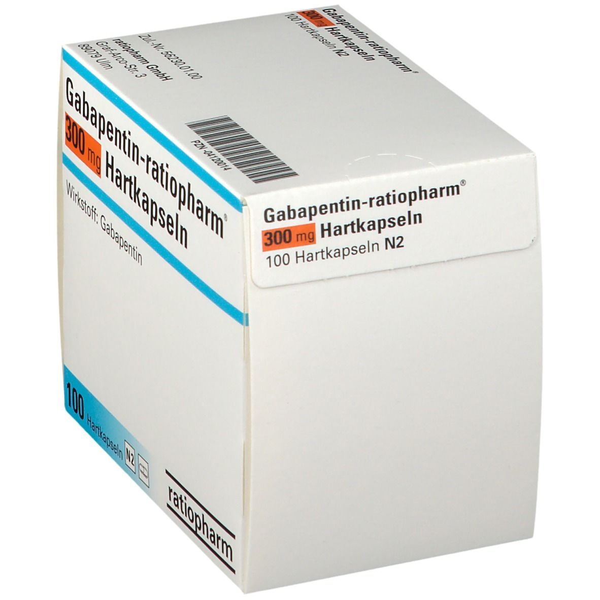 GABAPENTIN-ratiopharm 300 mg Hartkapseln 100 St