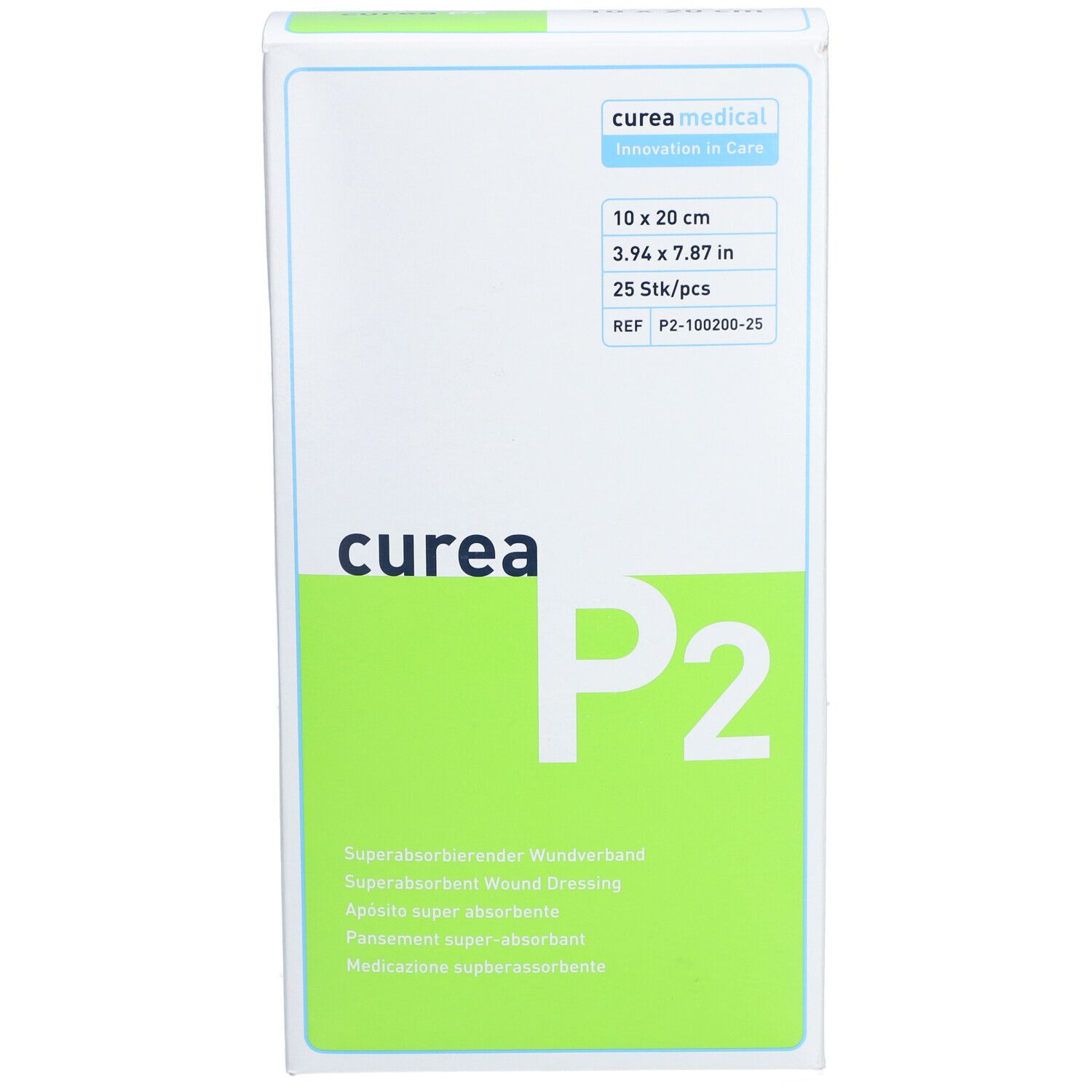 curea P2 superabsorb. Wundauflage 10x20 cm