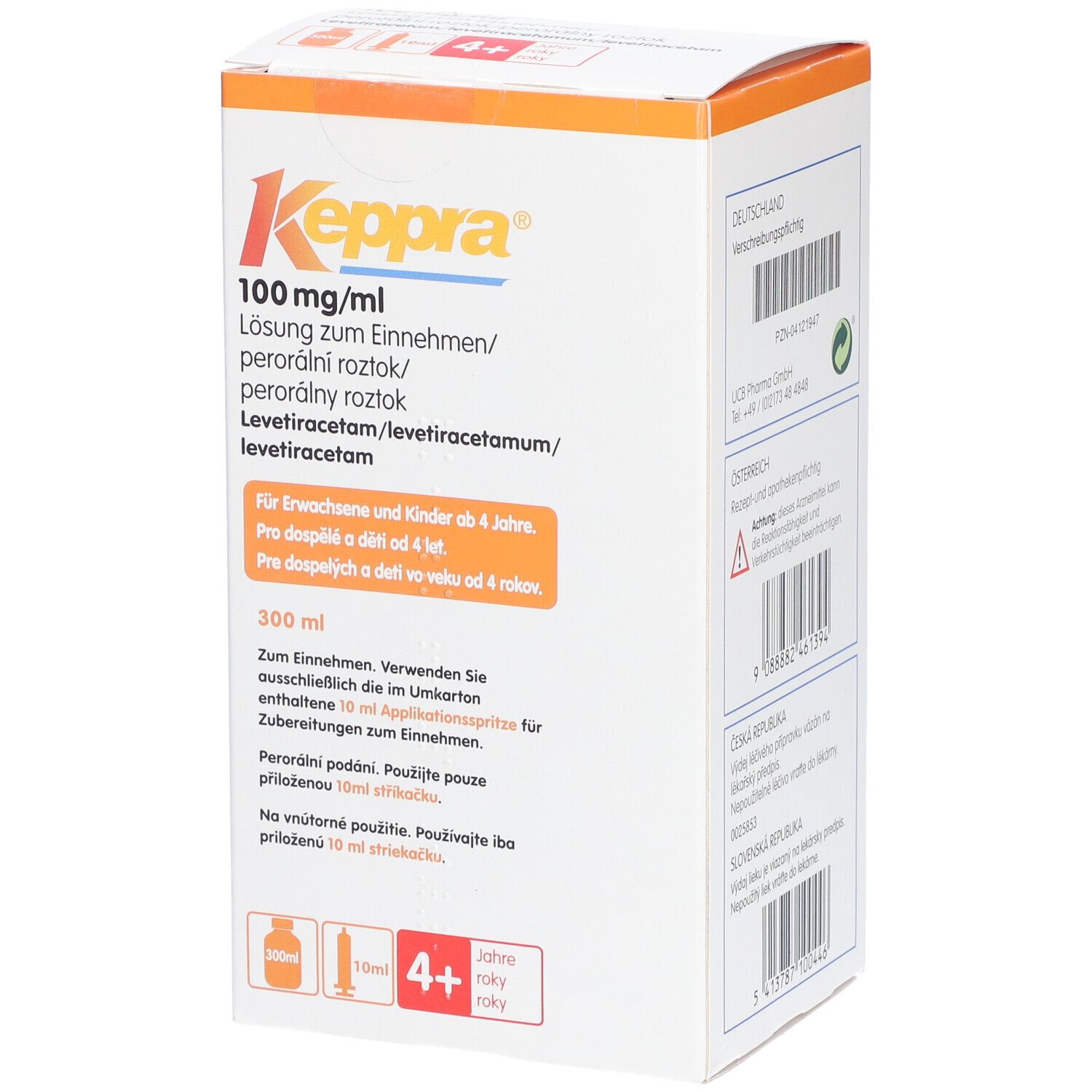 Keppra 100 mg/ml