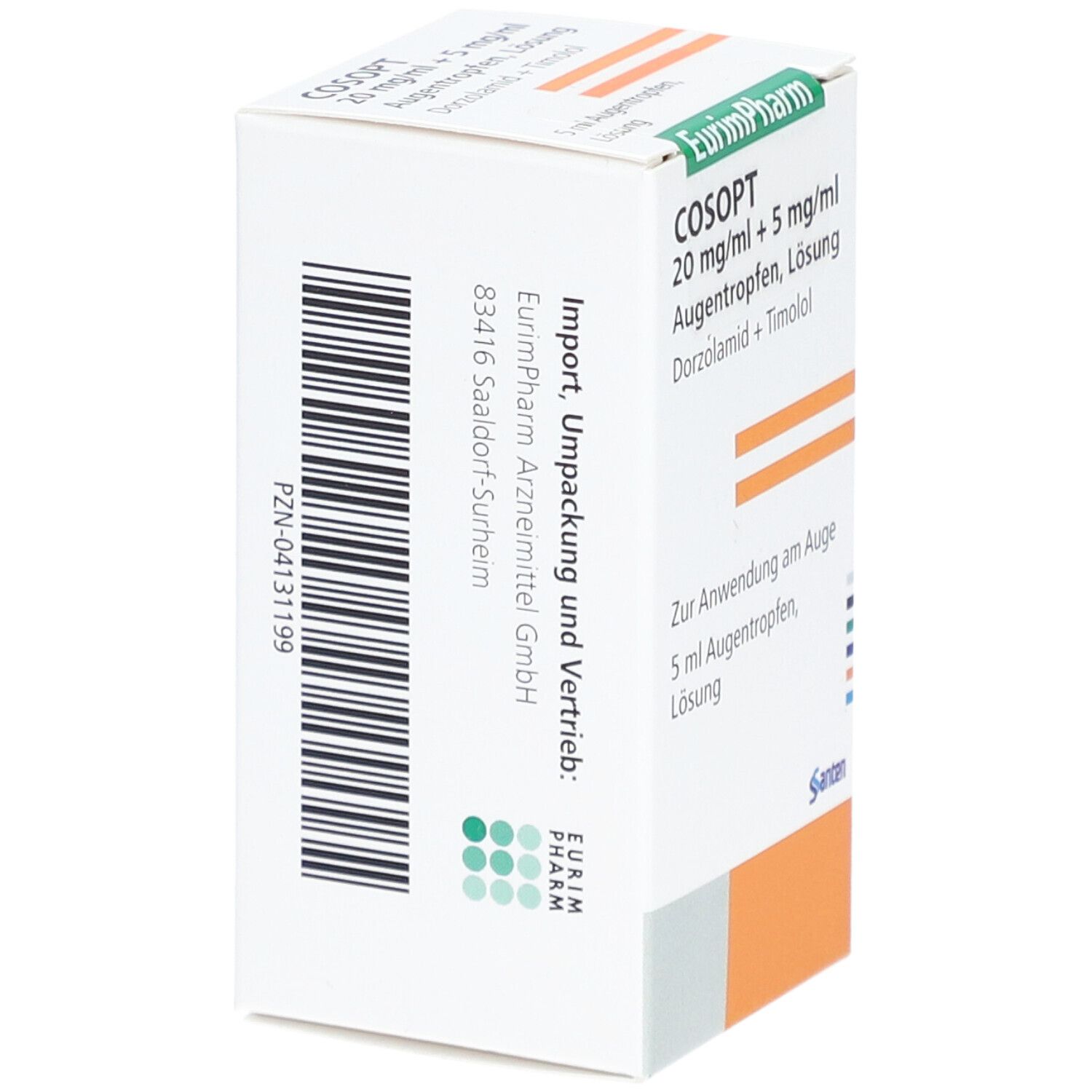 Cosopt 20 mg/ml + 5 Augentropfen ml