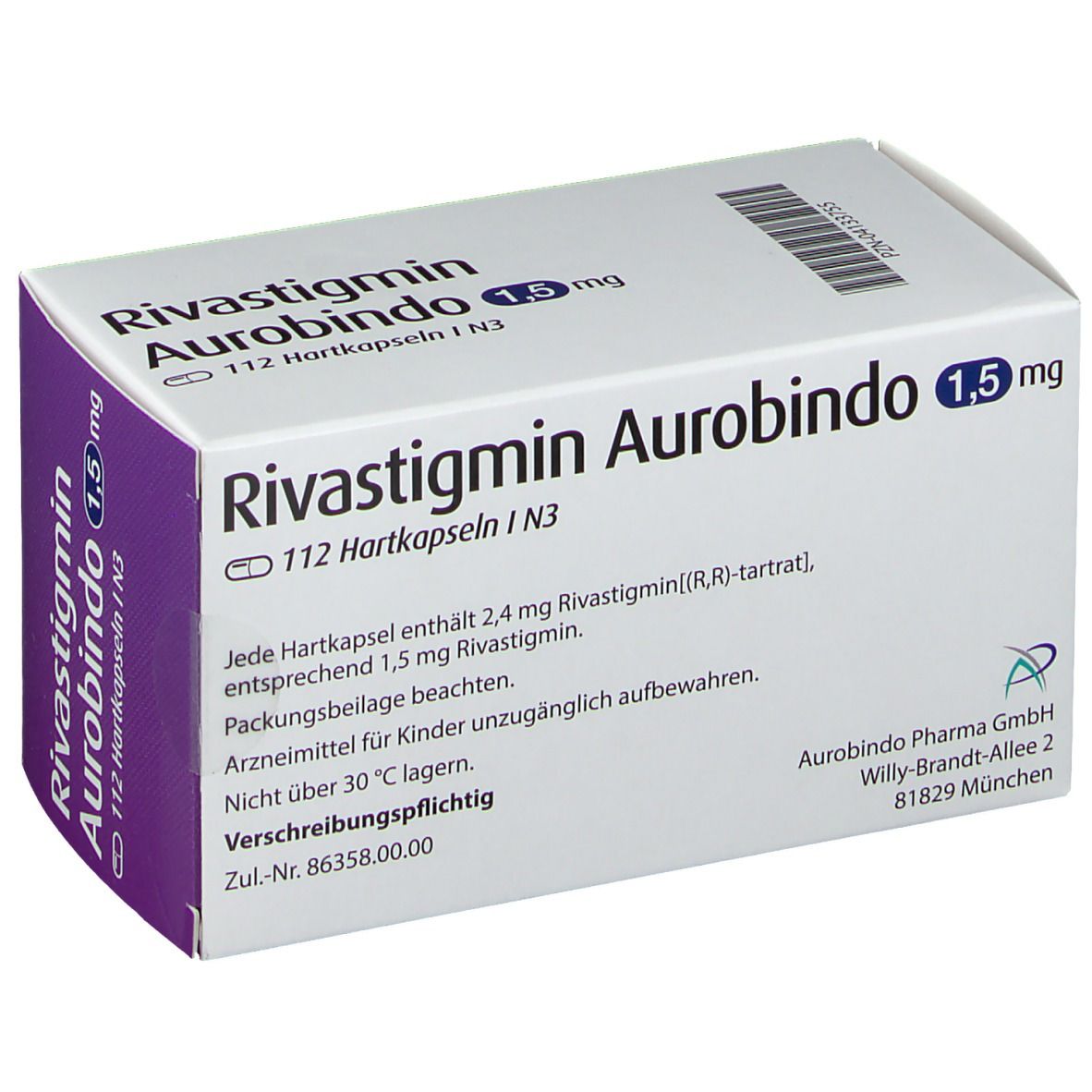 Rivastigmin Aurobindo 1,5 mg