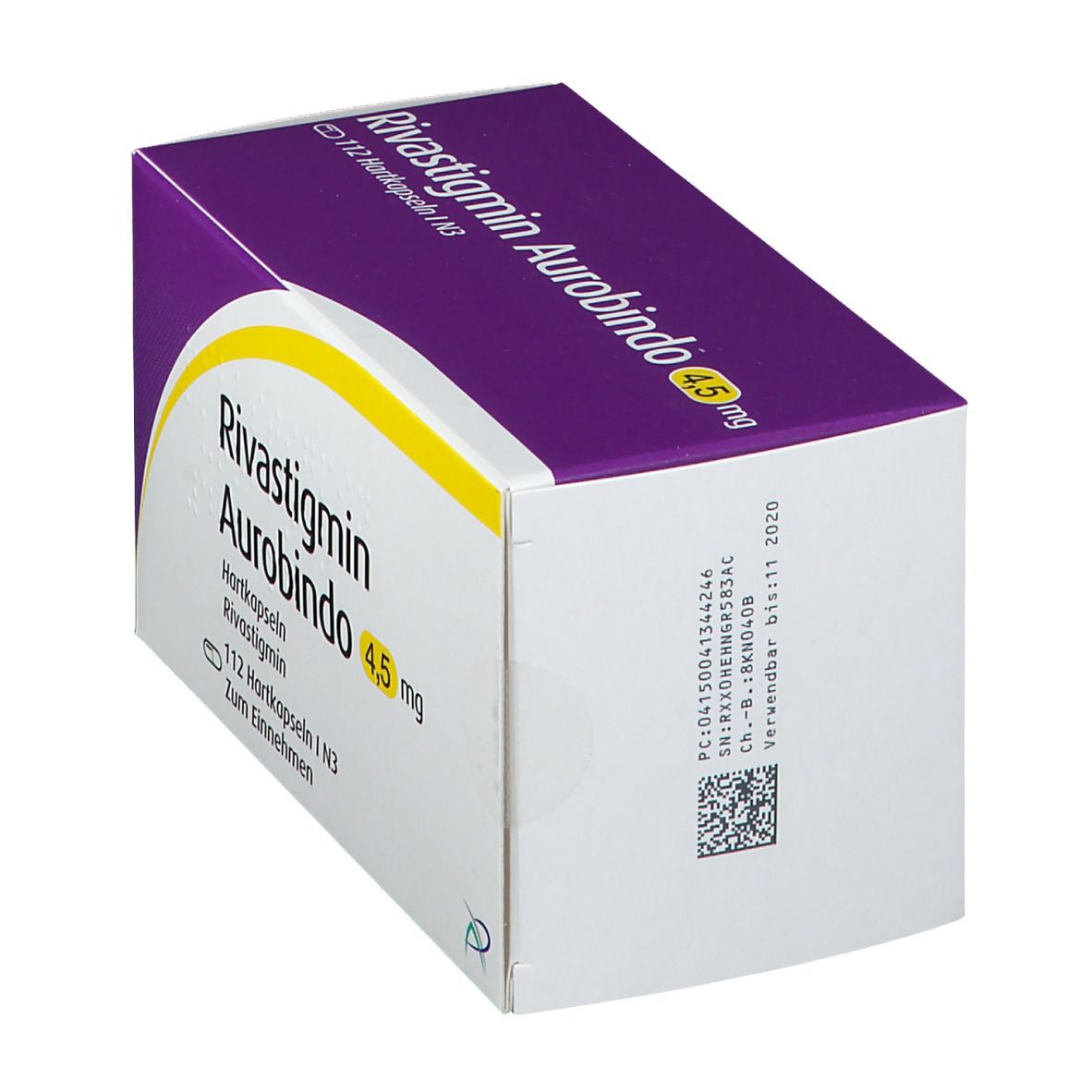 Rivastigmin Aurobindo 4,5 mg Hartkapseln 112 St