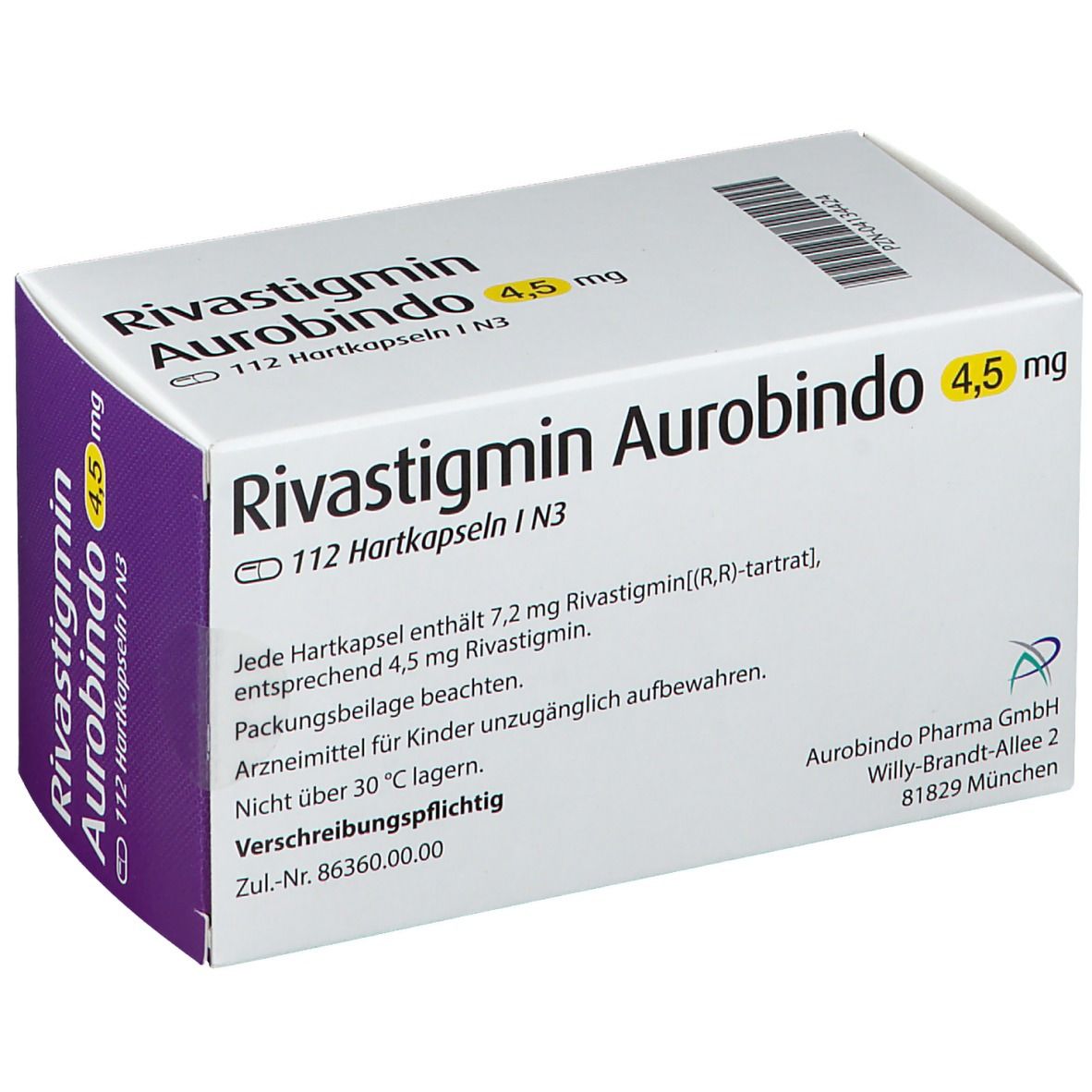 Rivastigmin Aurobindo 4,5 mg