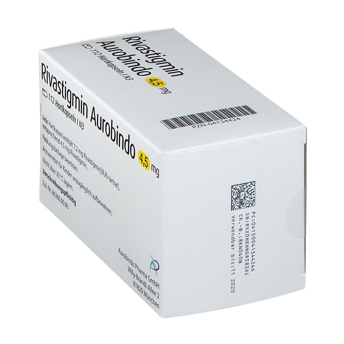 Rivastigmin Aurobindo 4,5 mg