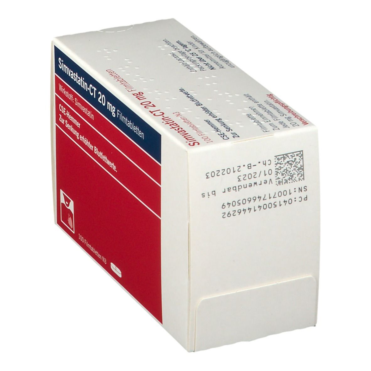 Simvastatin-Ct 20 mg Filmtabletten 100 St