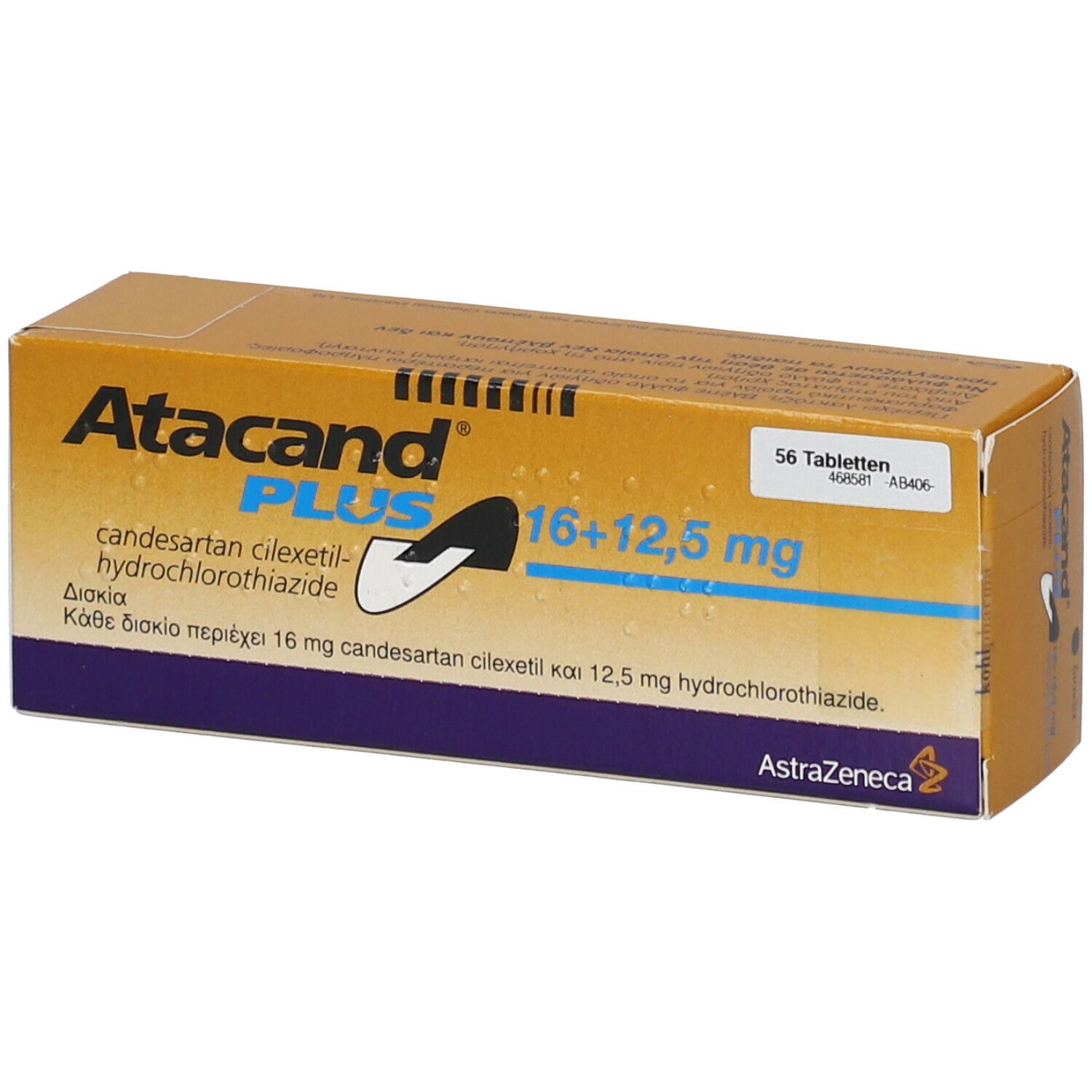 Atacand Plus 16 Mg/12,5 Mg 56 St Mit Dem E-Rezept Kaufen - Shop Apotheke