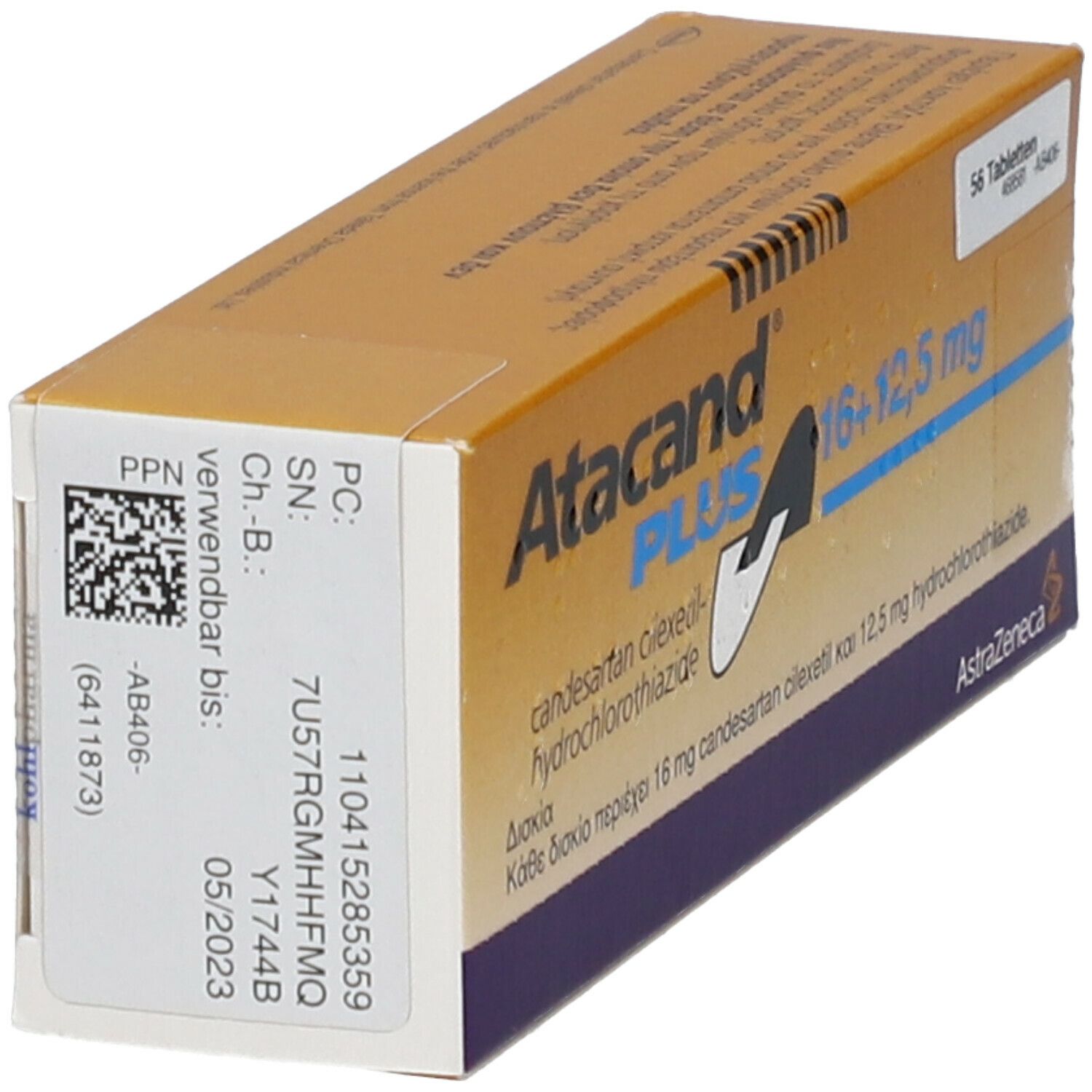 Atacand Plus 16 Mg/12,5 Mg 56 St Mit Dem E-Rezept Kaufen - Shop Apotheke