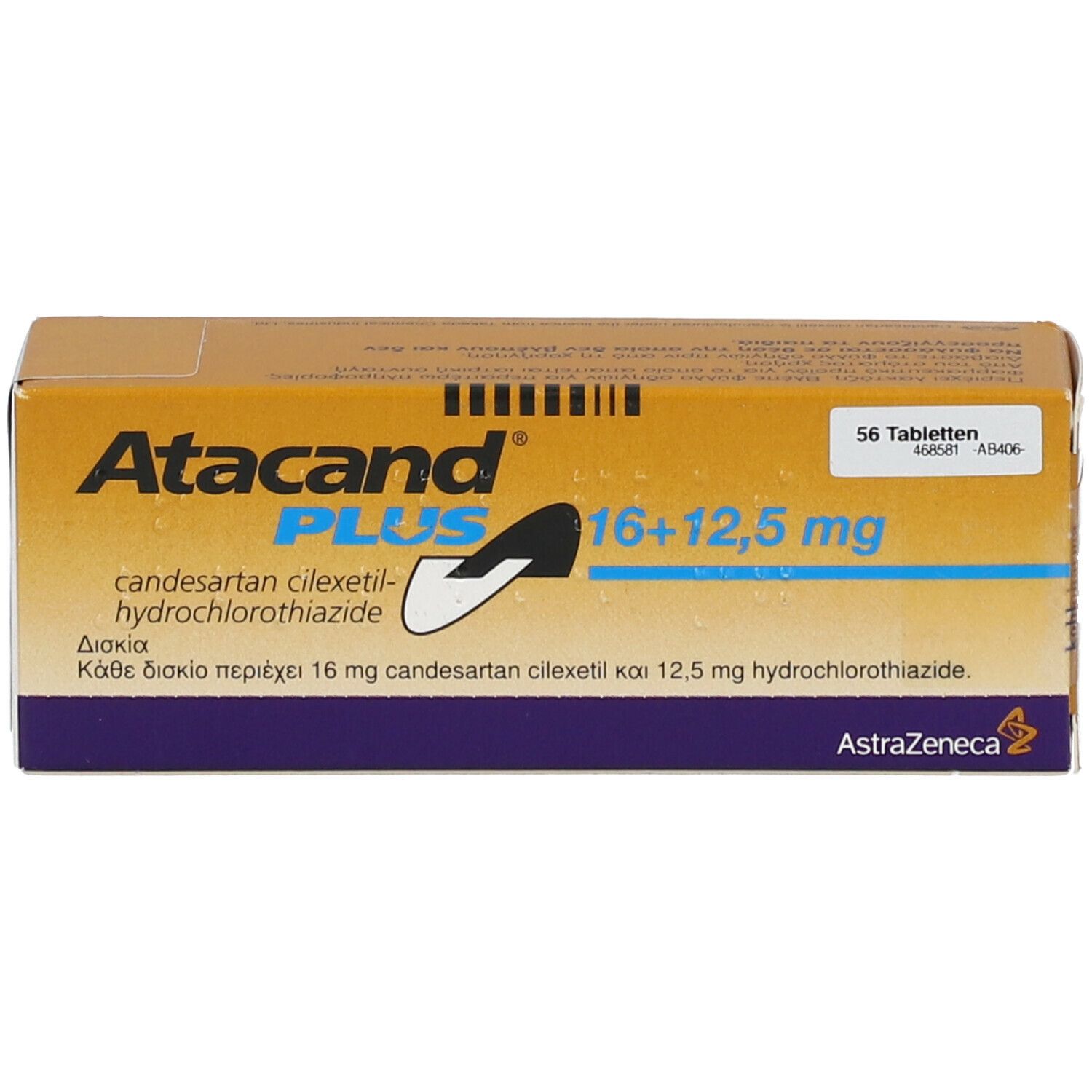 Atacand Plus 16 Mg/12,5 Mg 56 St Mit Dem E-Rezept Kaufen - Shop Apotheke