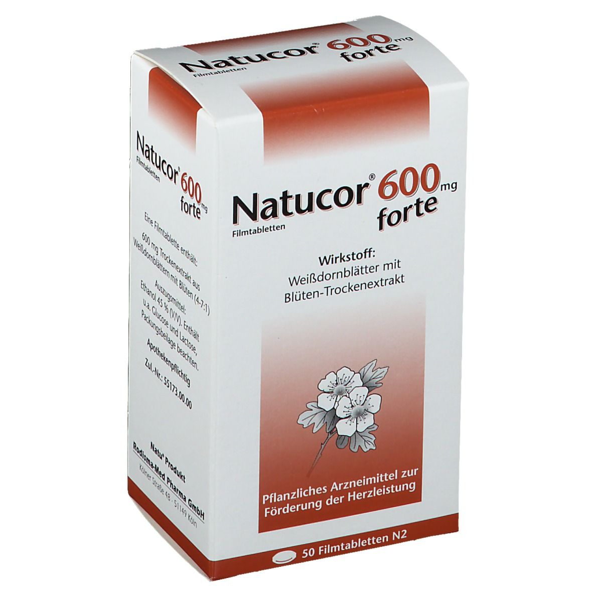 Natucor 600 mg forte Filmtabletten