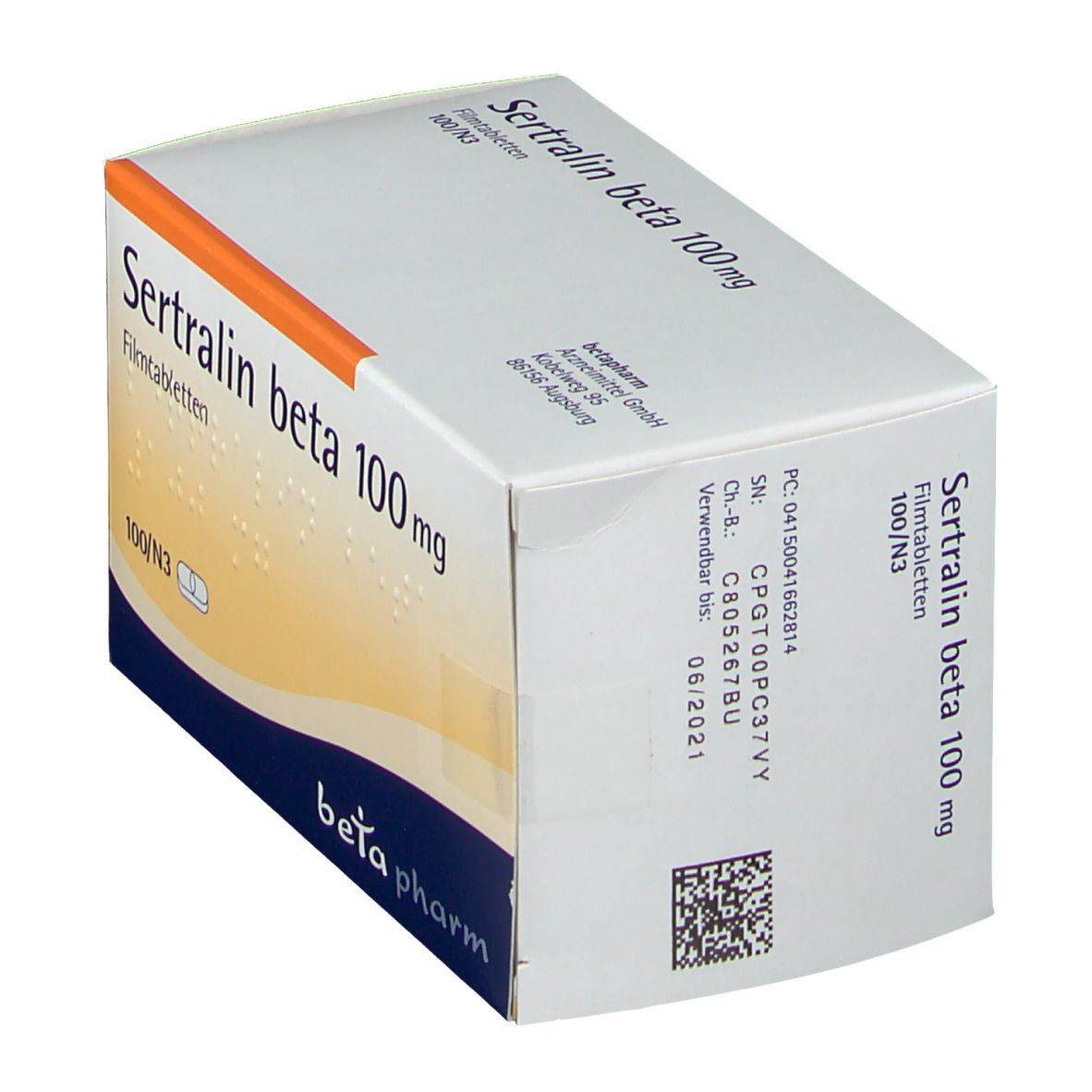 Sertralin beta 100 mg Filmtabletten St