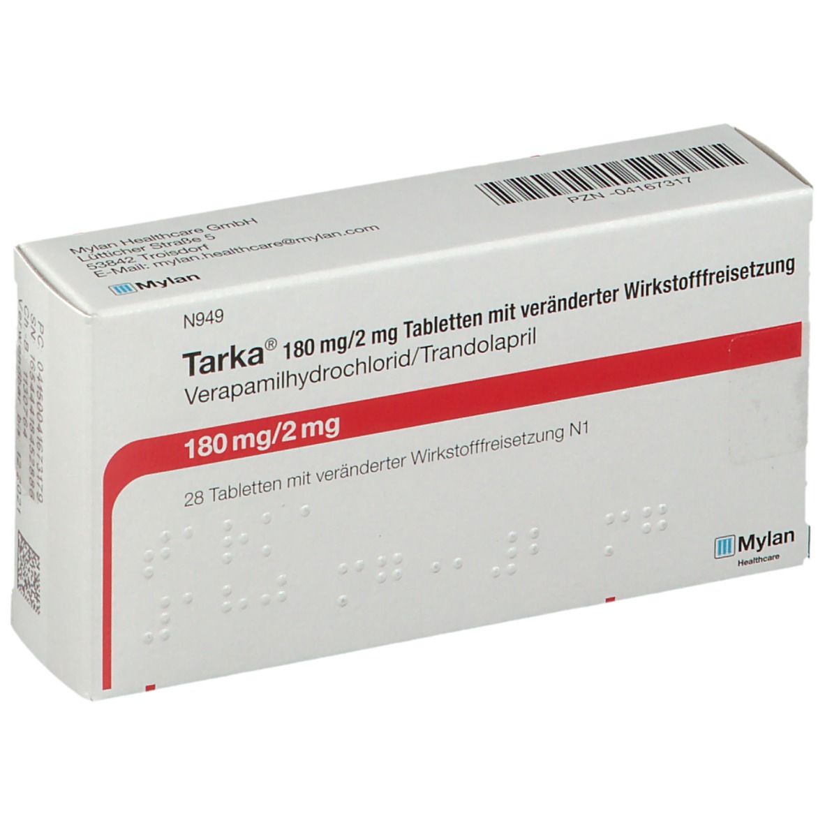 Tarka® 180 mg/2 mg