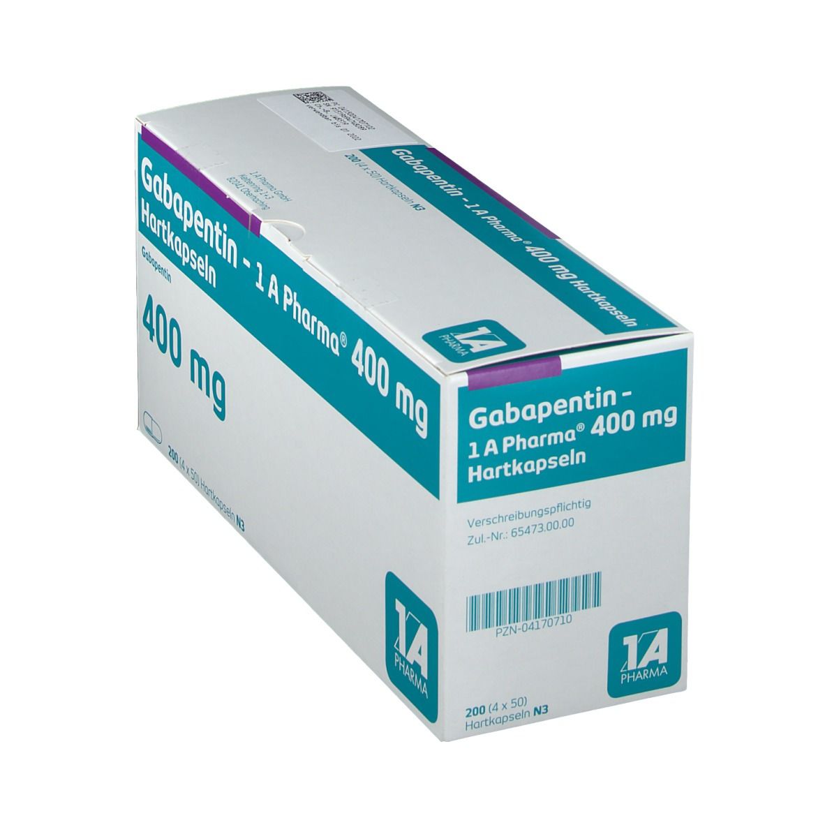 Gabapentin-1A Pharma 400 mg Hartkapseln 200 St