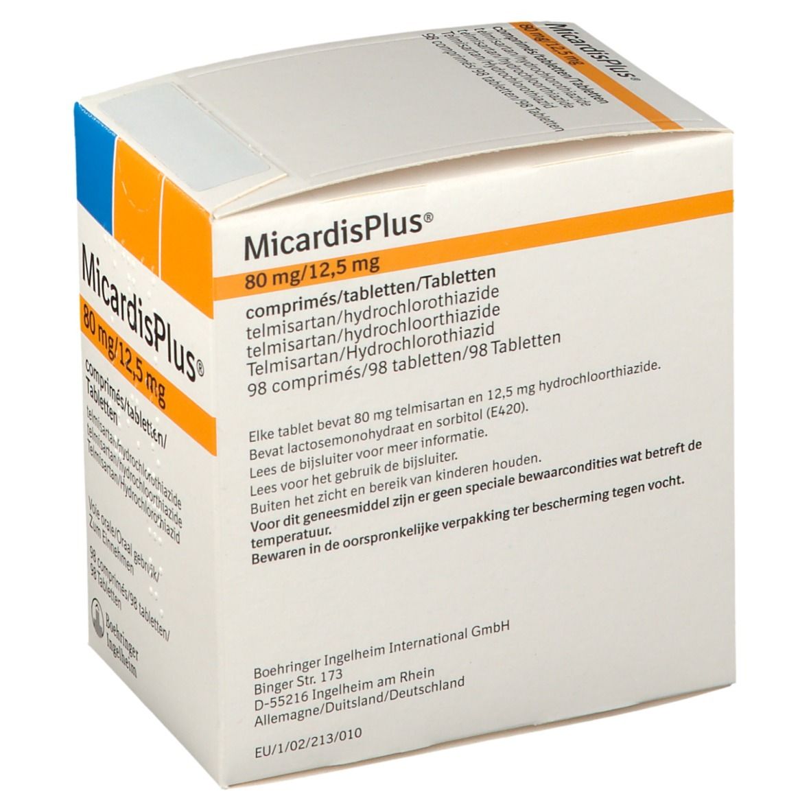 Micardisplus 80 mg/12,5 mg Tabletten 98 St