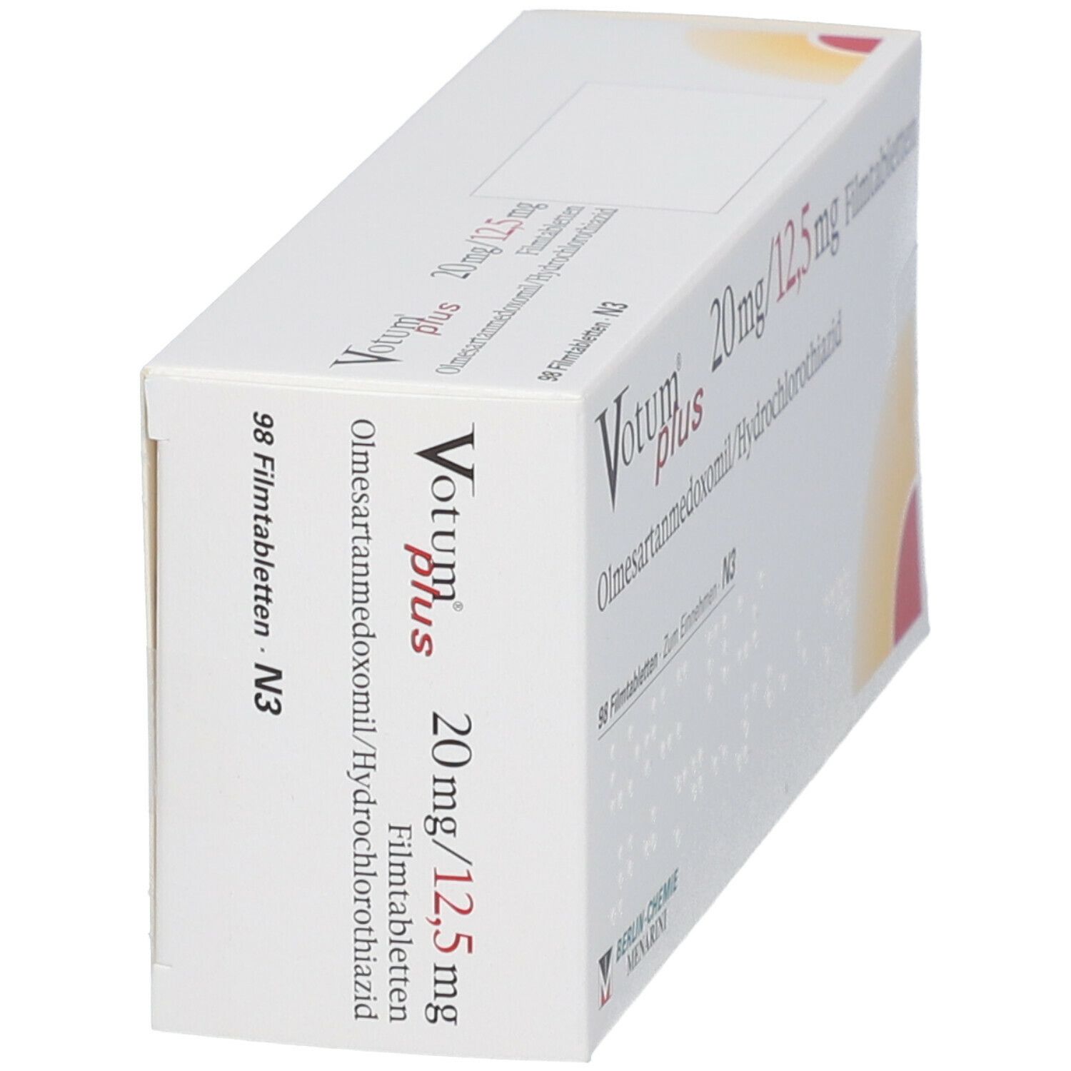 Votum Plus 20/12,5 mg Filmtabletten 98 St