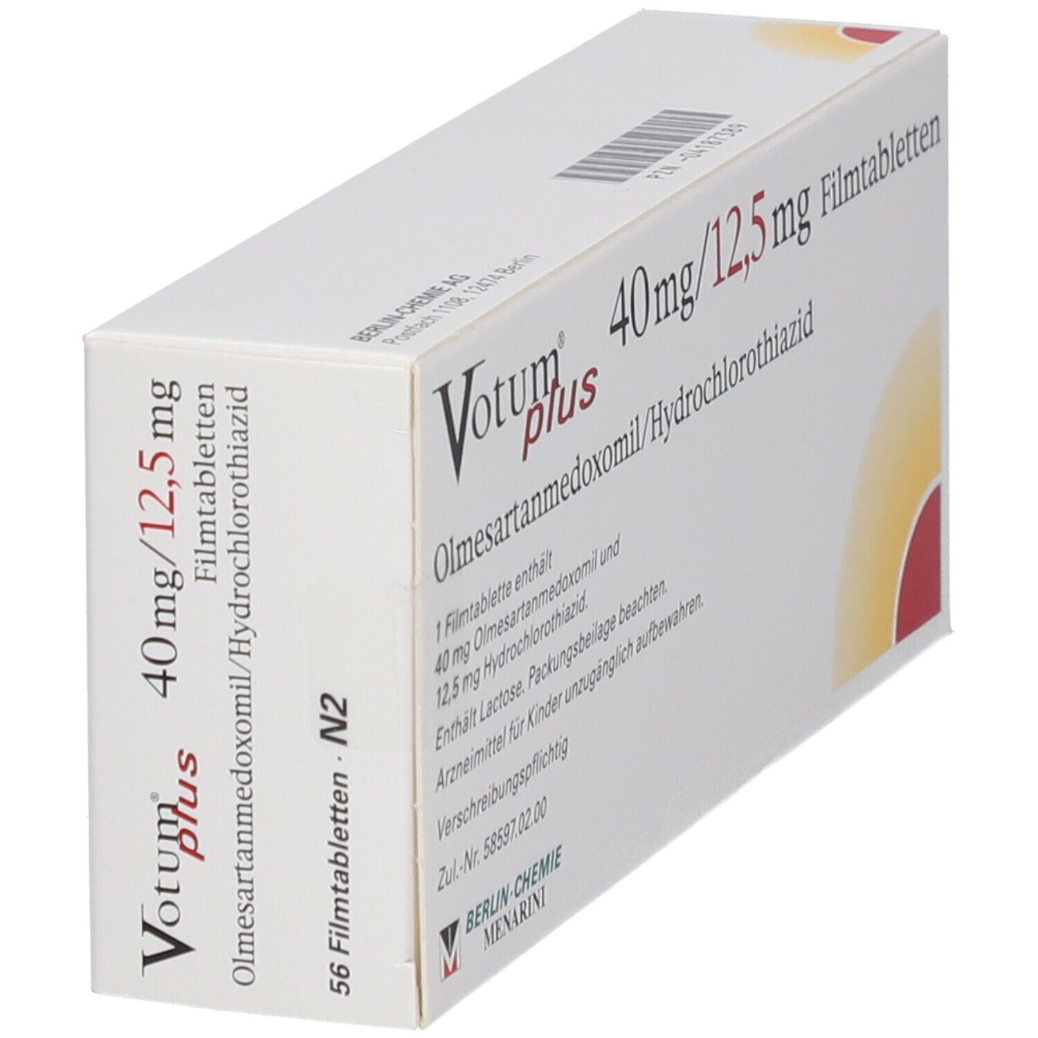 Votum Plus 40 mg/12,5 mg Filmtabletten 56 St