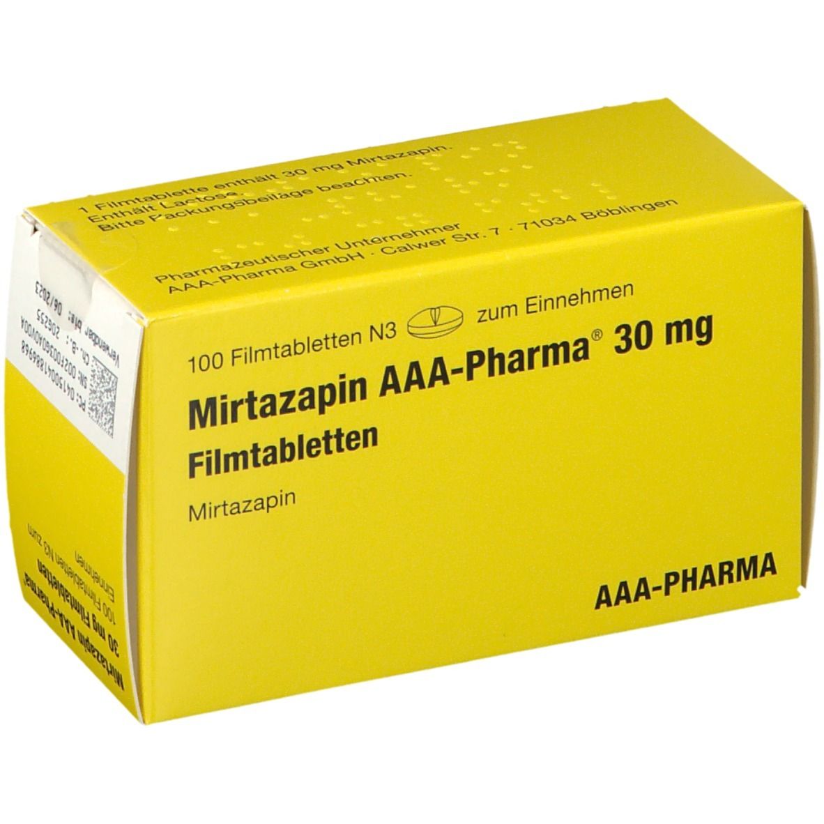 Mirtazapin AAA-Pharma® 30 mg