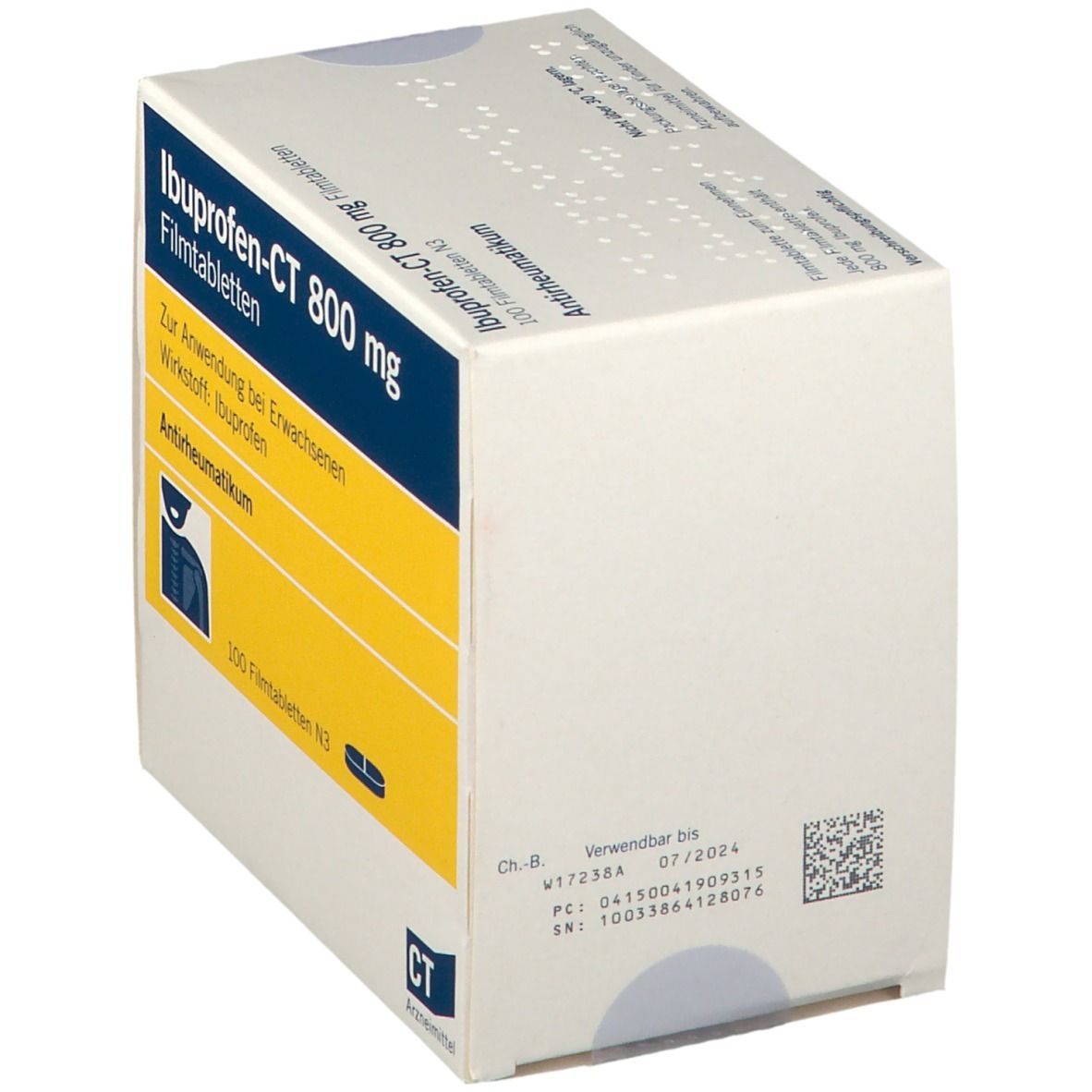 Ibuprofen-Ct 800 mg Filmtabletten 100 St