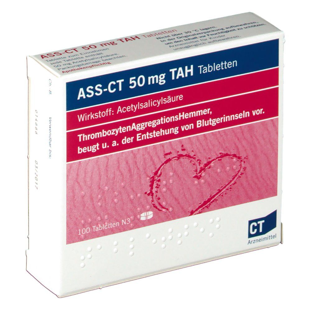 ASS-CT 50 mg TAH Tabletten