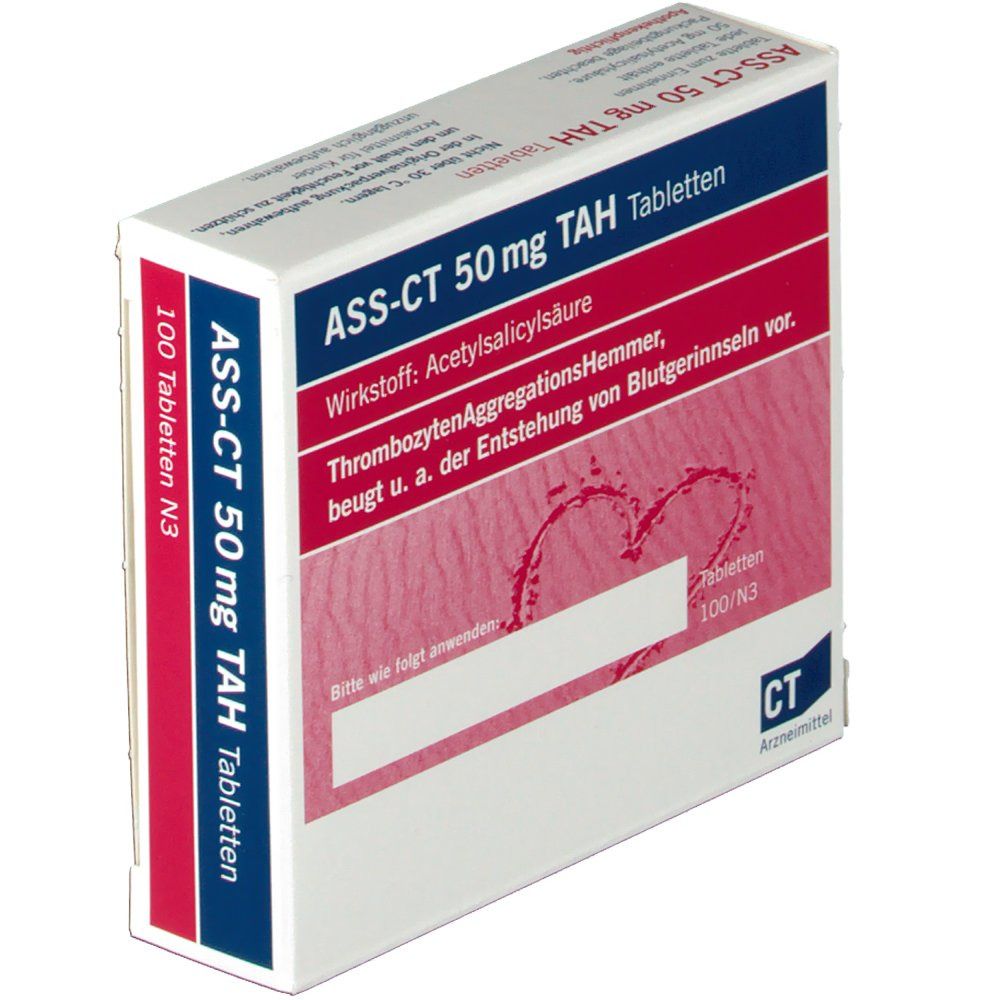 ASS-CT 50 mg TAH Tabletten